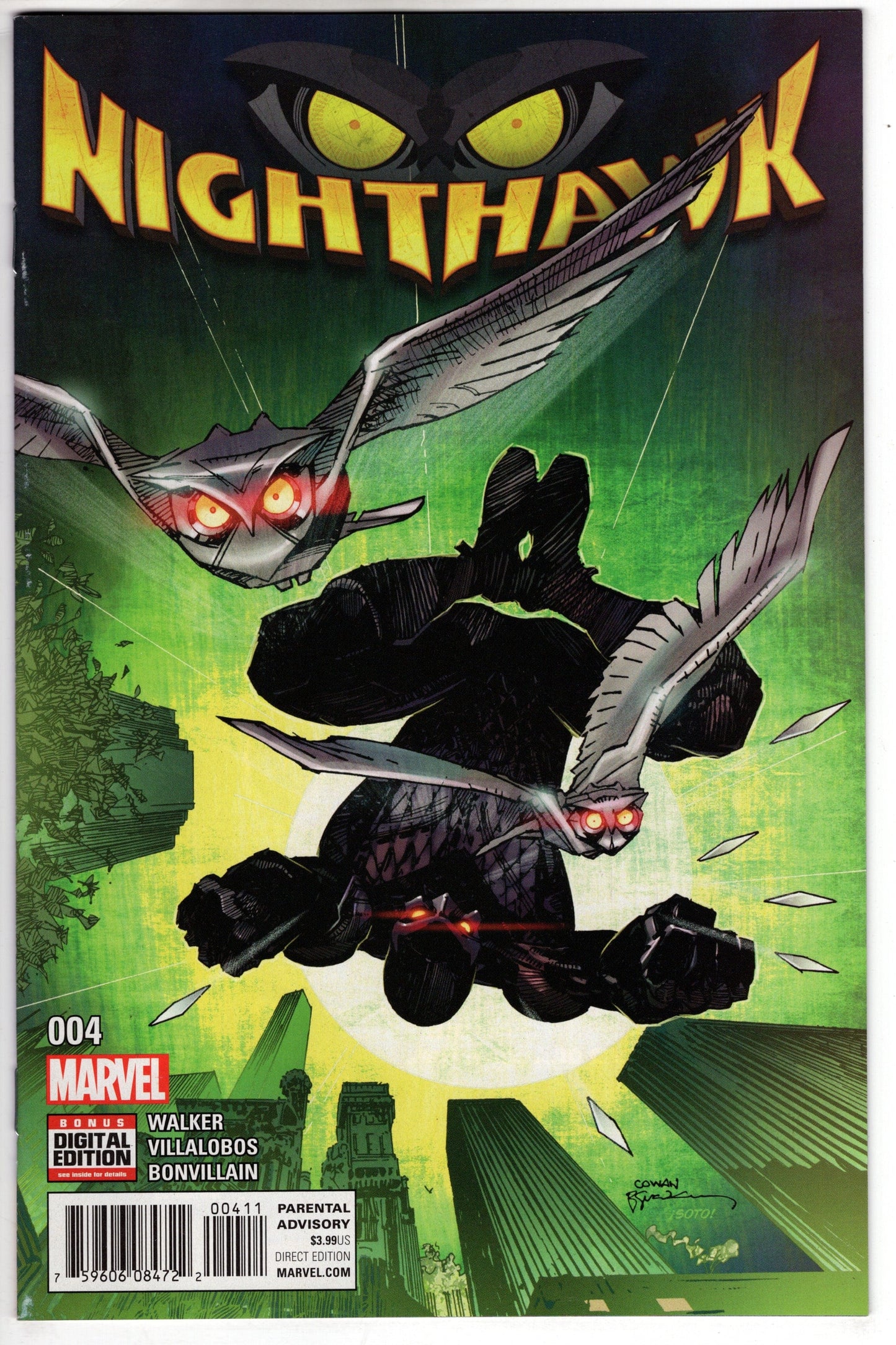 MARVEL COMICS VF/NM NIGHTHAWK #4