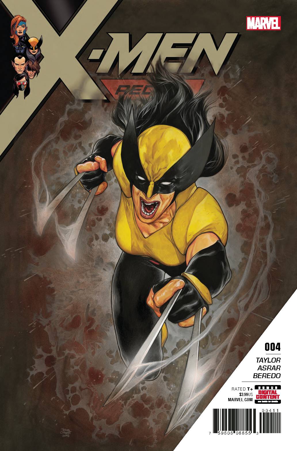 MARVEL COMICS VF/NM X-MEN RED #4 LEG