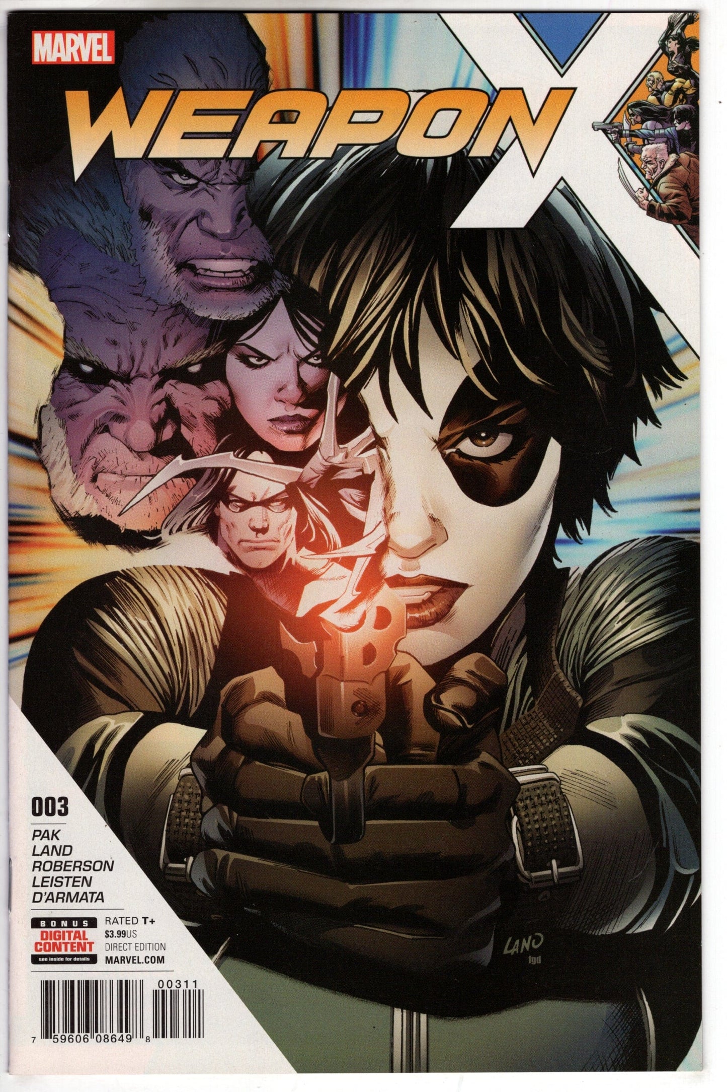 MARVEL COMICS WEAPON X #3 (3RD SERIES)