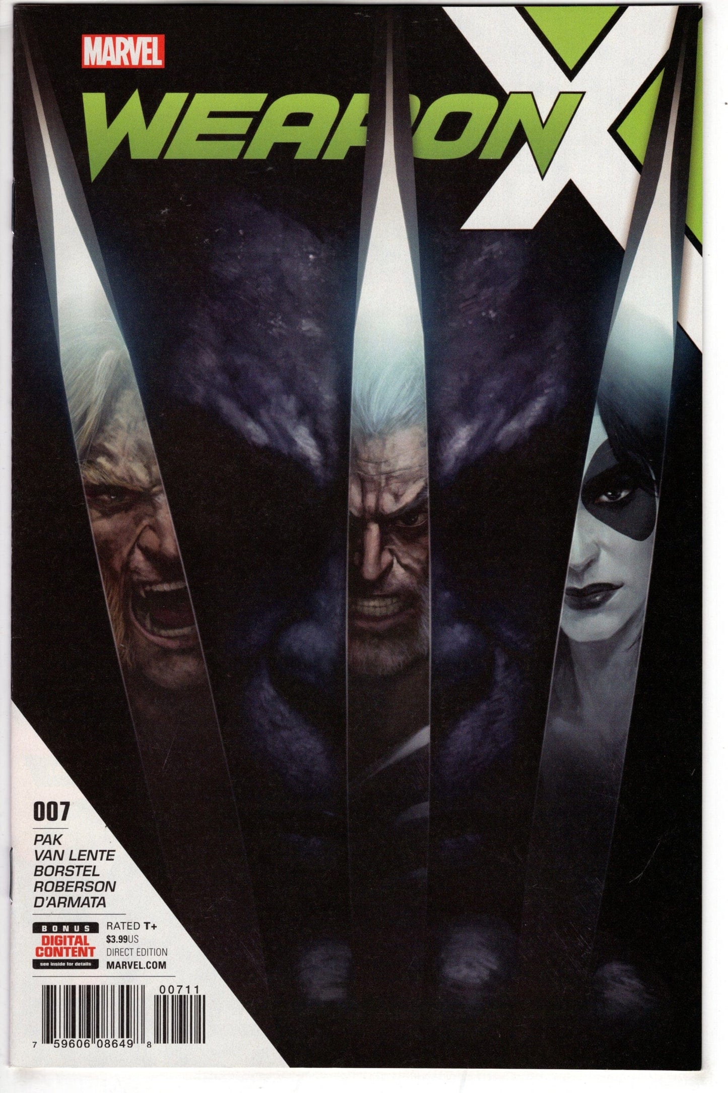 MARVEL COMICS WEAPON X #7 (3RD SERIES)