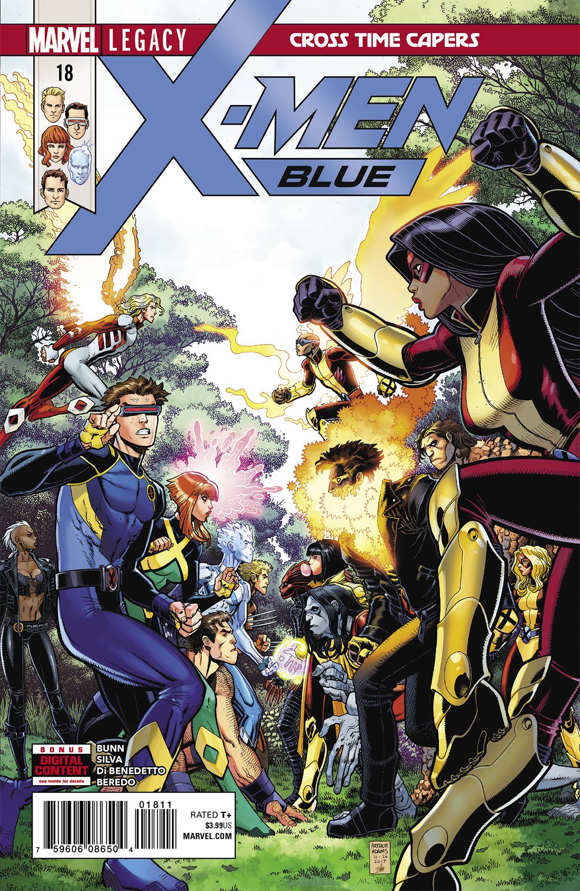 MARVEL COMICS X-MEN BLUE #18 LEG