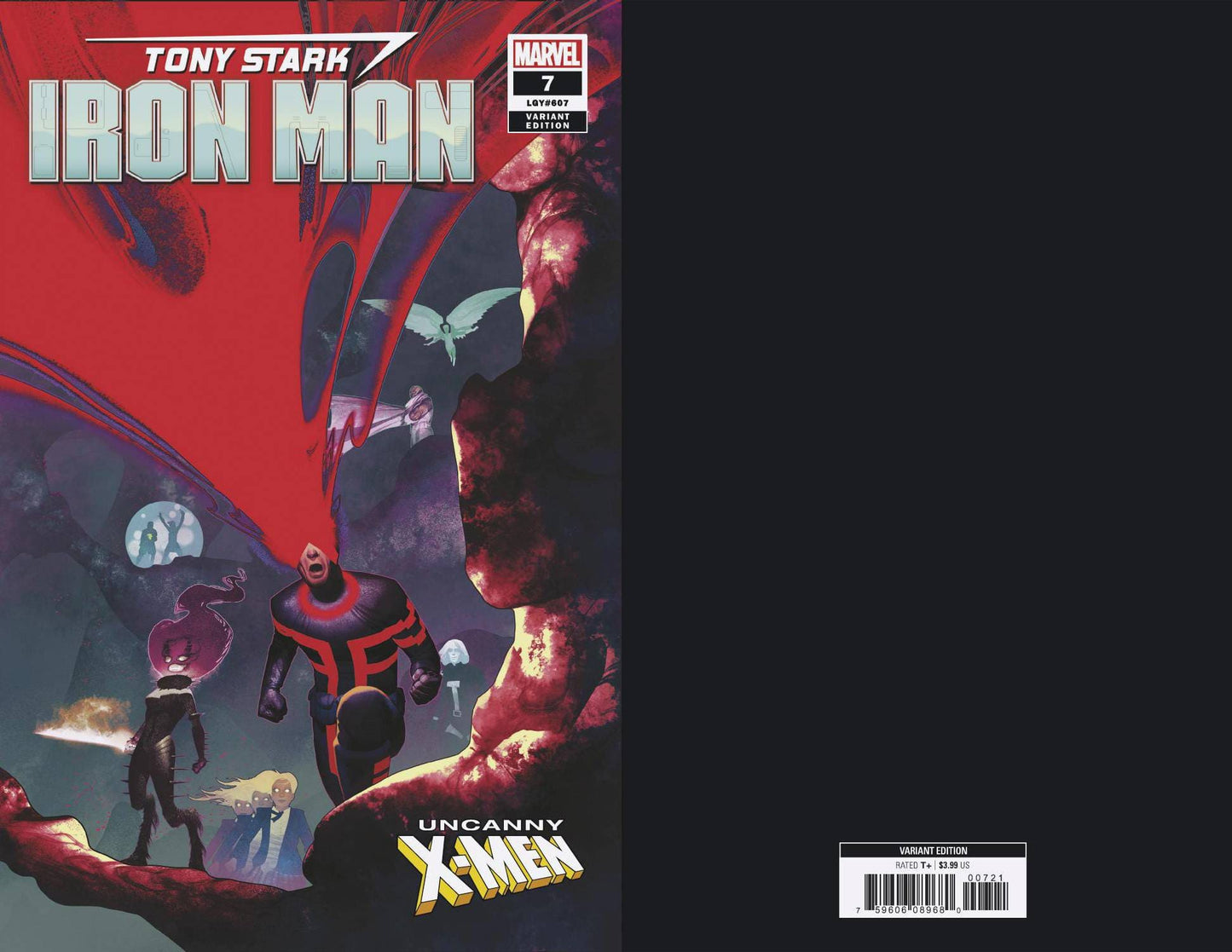 Marvel marvel TONY STARK IRON MAN #7 UNCANNY X-MEN VAR