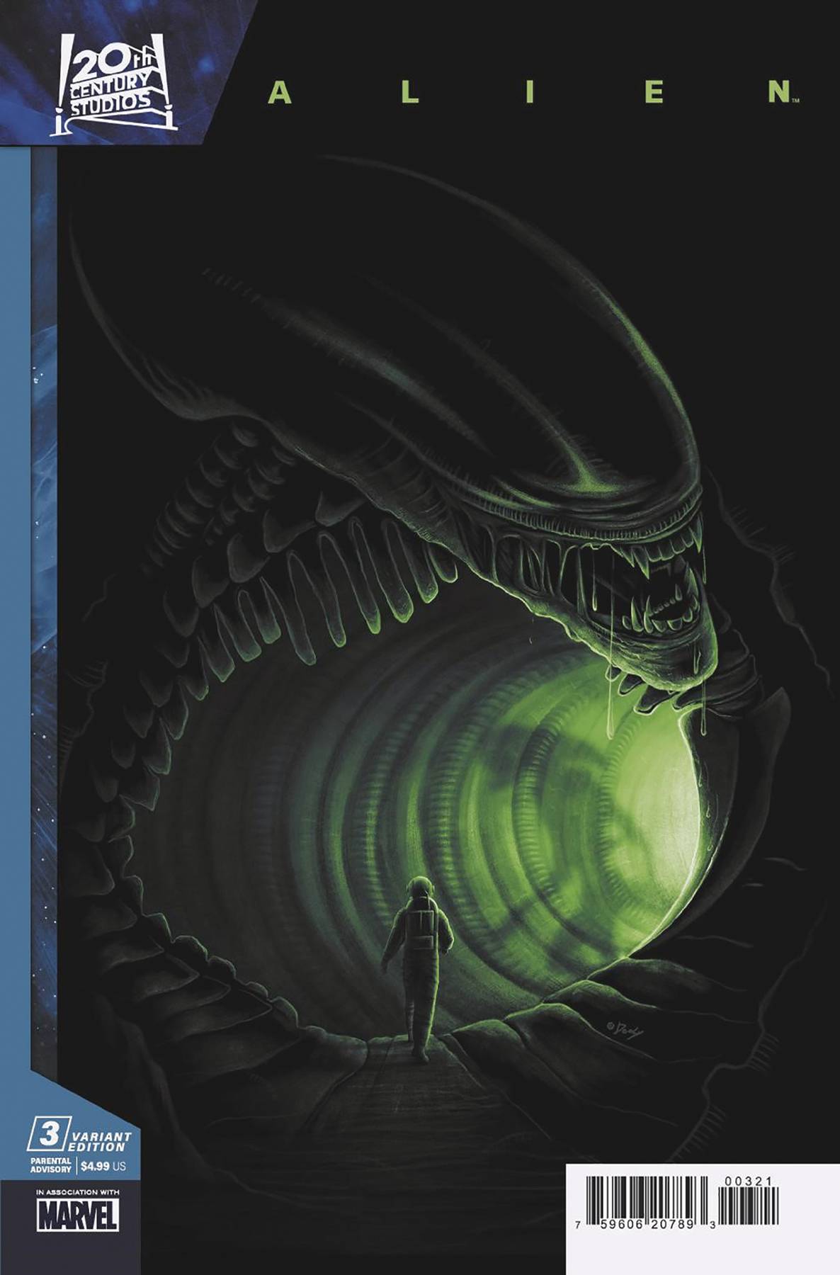 MARVEL PRH COMIC BOOK ALIEN #3 DOALY VAR