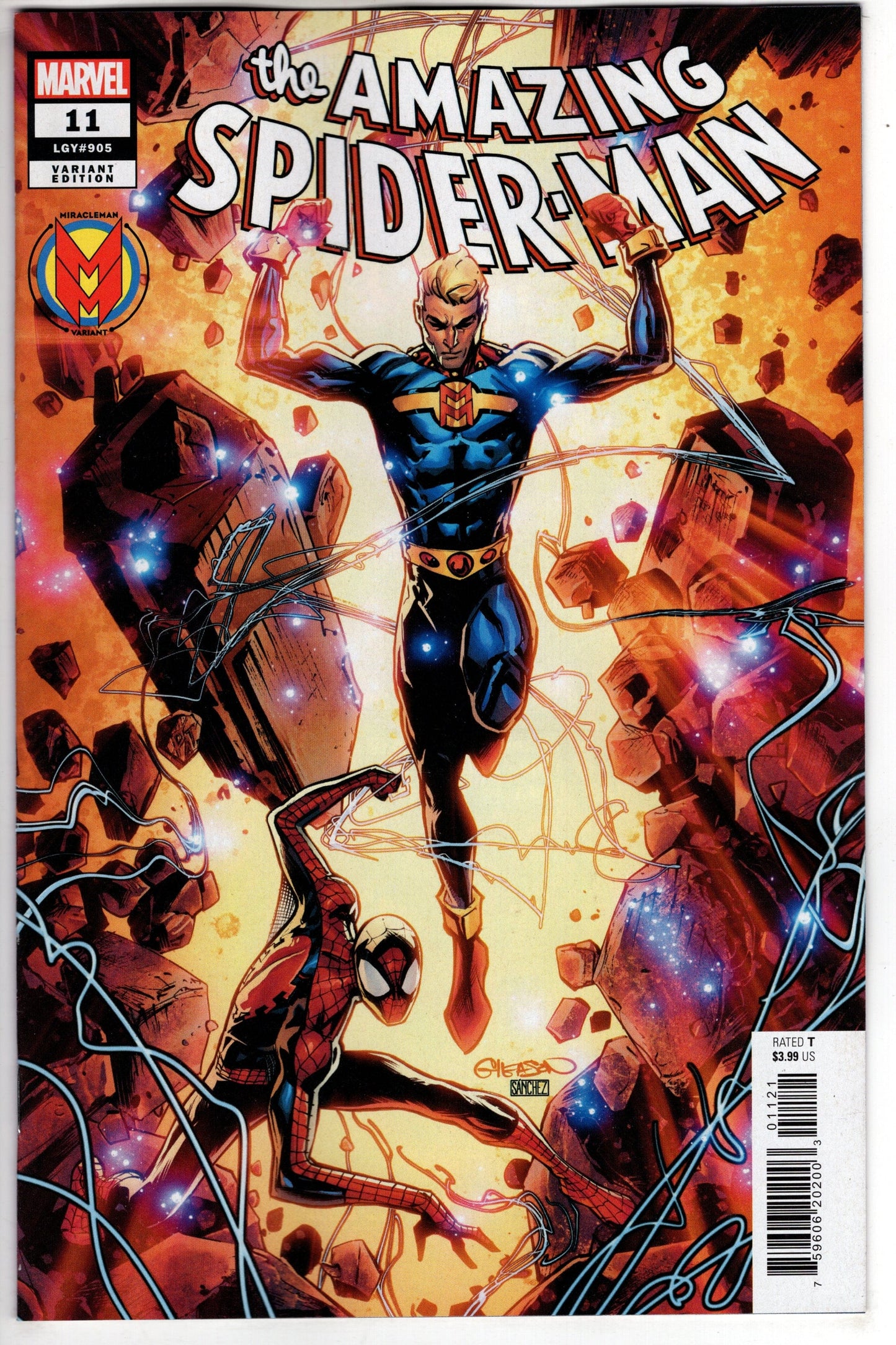 MARVEL PRH COMIC BOOK AMAZING SPIDER-MAN #11 GLEASON MIRACLEMAN VARIANT