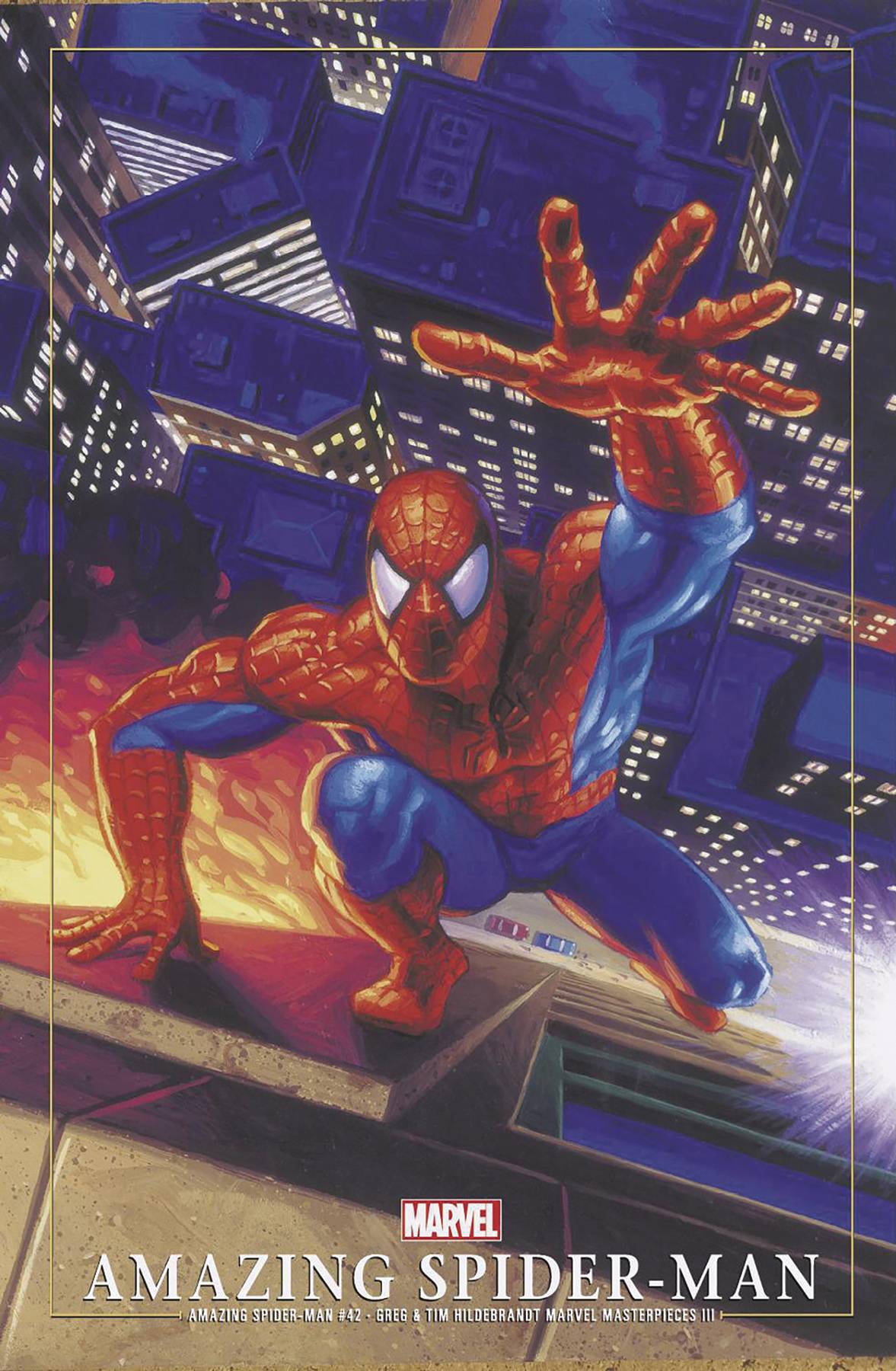 MARVEL PRH COMIC BOOK AMAZING SPIDER-MAN #42 HILDEBRANDT MASTERPIECES III VAR
