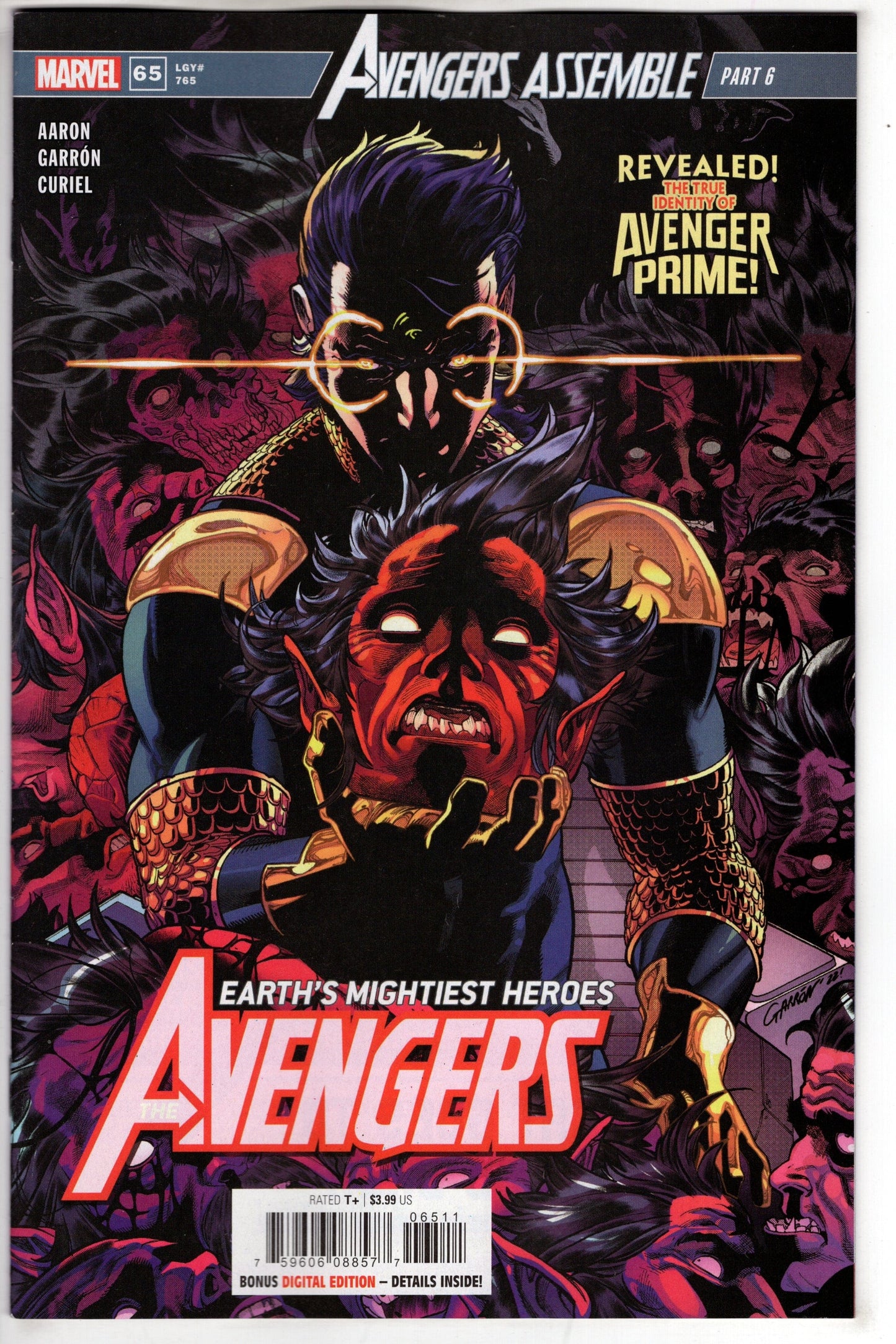 MARVEL PRH COMIC BOOK AVENGERS #65