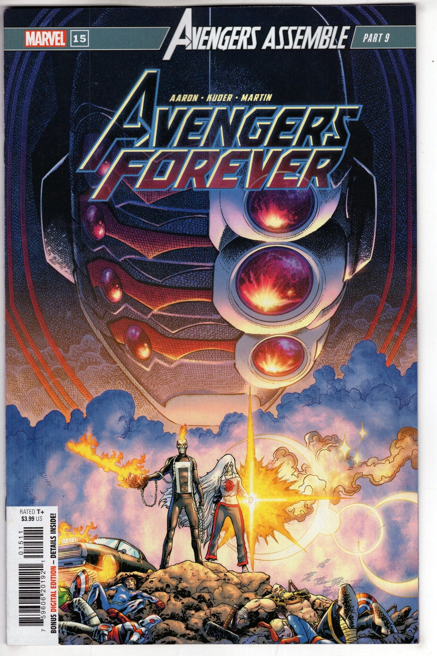 MARVEL PRH COMIC BOOK AVENGERS FOREVER #15