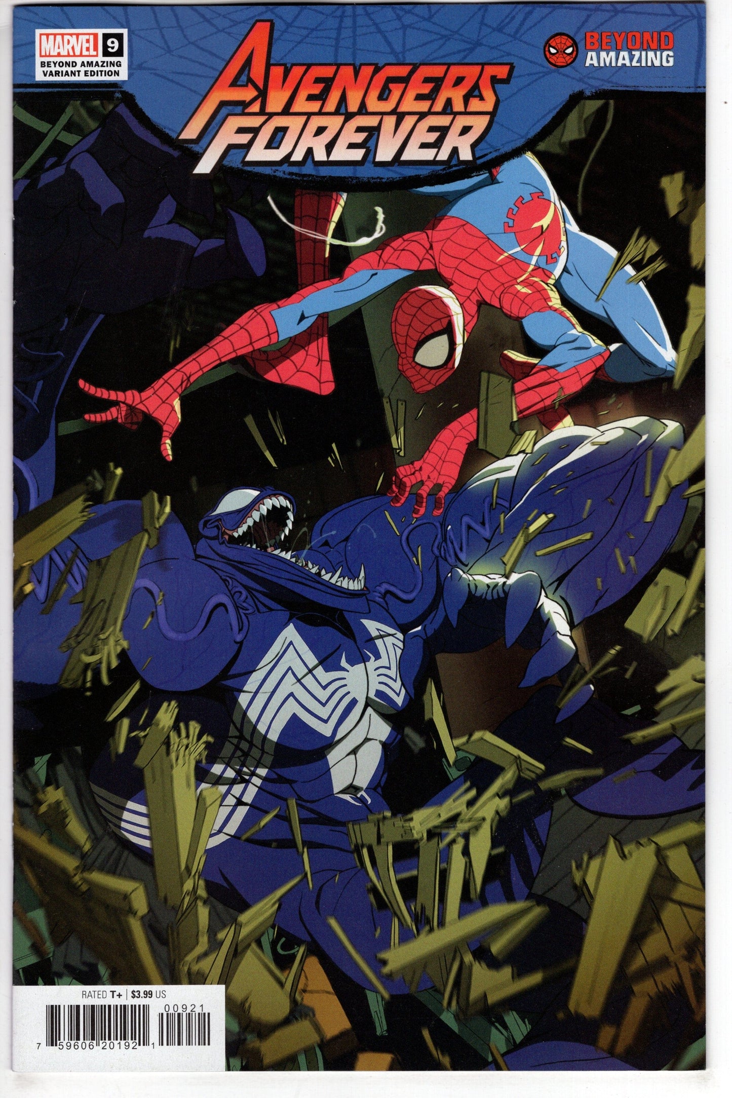 MARVEL PRH COMIC BOOK AVENGERS FOREVER #9 CONLEY BEYOND AMAZING SPIDER-MAN VARIANT
