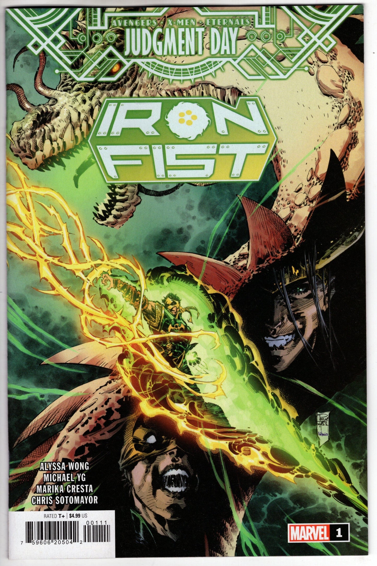 MARVEL PRH COMIC BOOK AXE IRON FIST #1