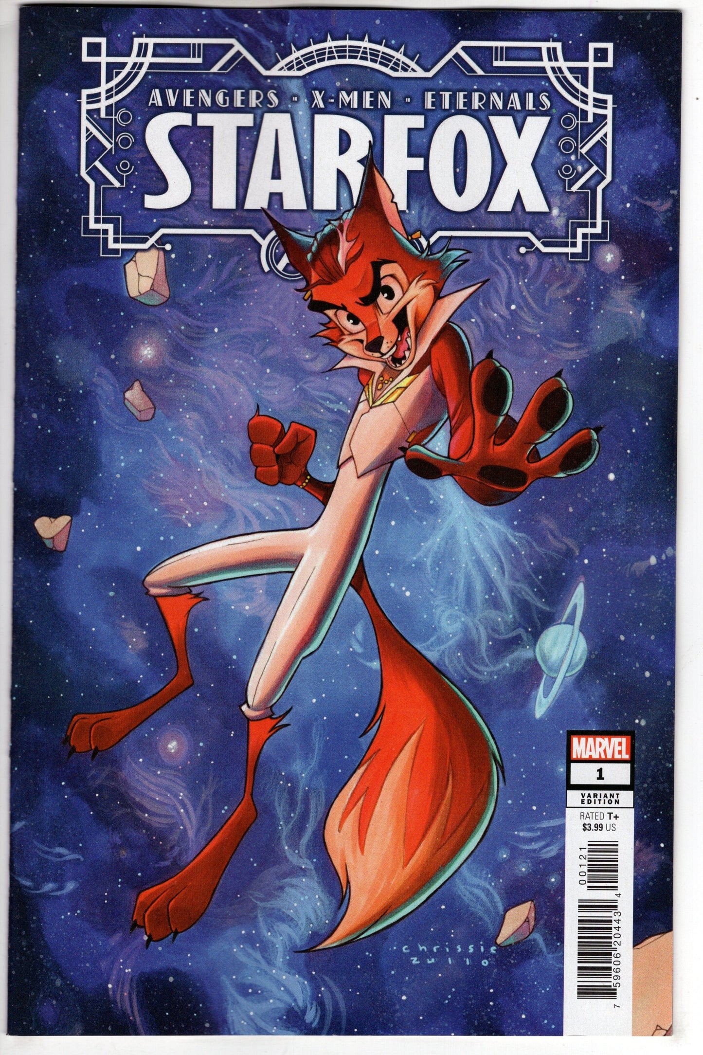 MARVEL PRH COMIC BOOK AXE STARFOX #1 ZULLO VARIANT