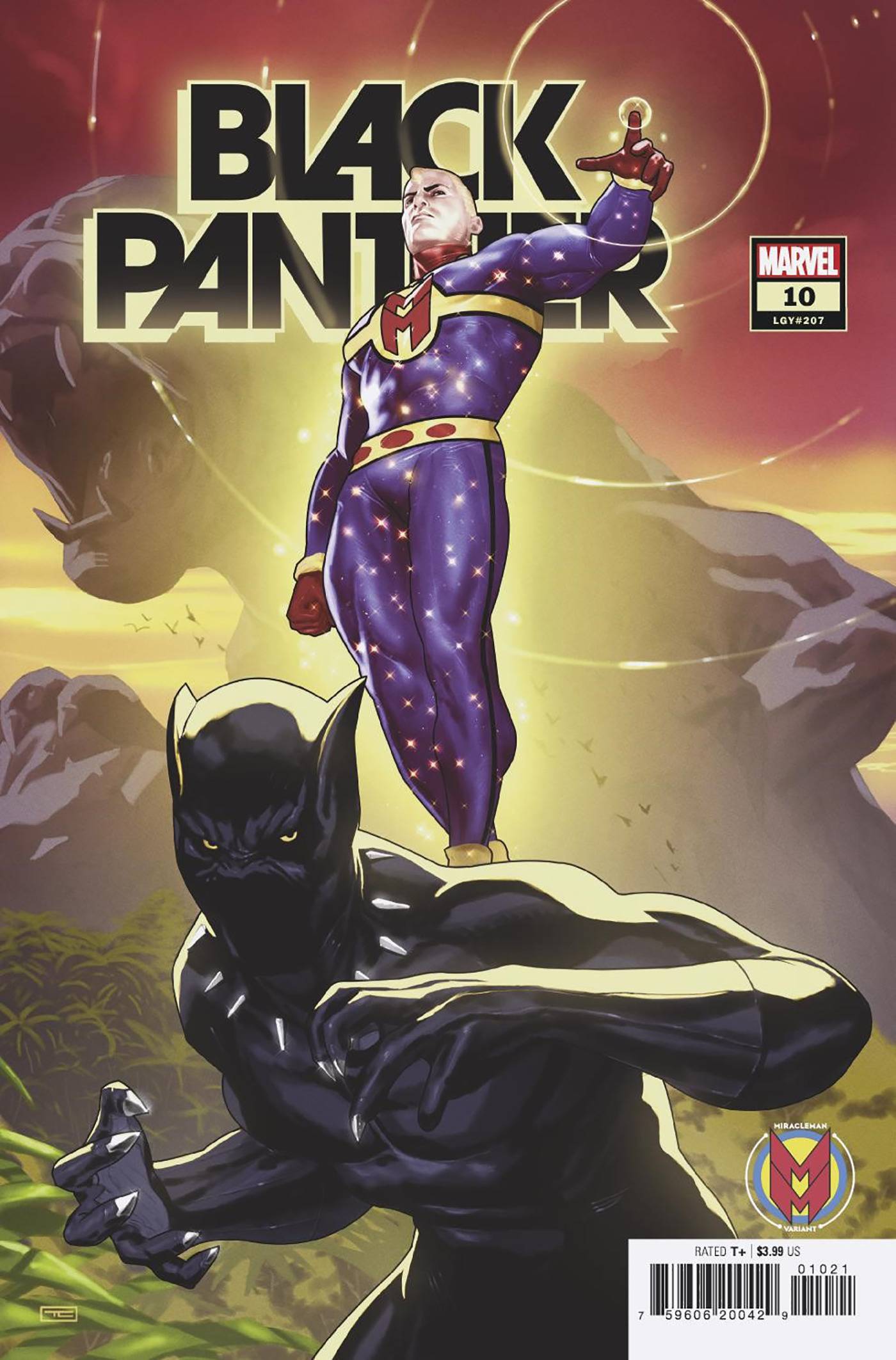MARVEL PRH COMIC BOOK BLACK PANTHER #10 CLARKE MIRACLEMAN VARIANT