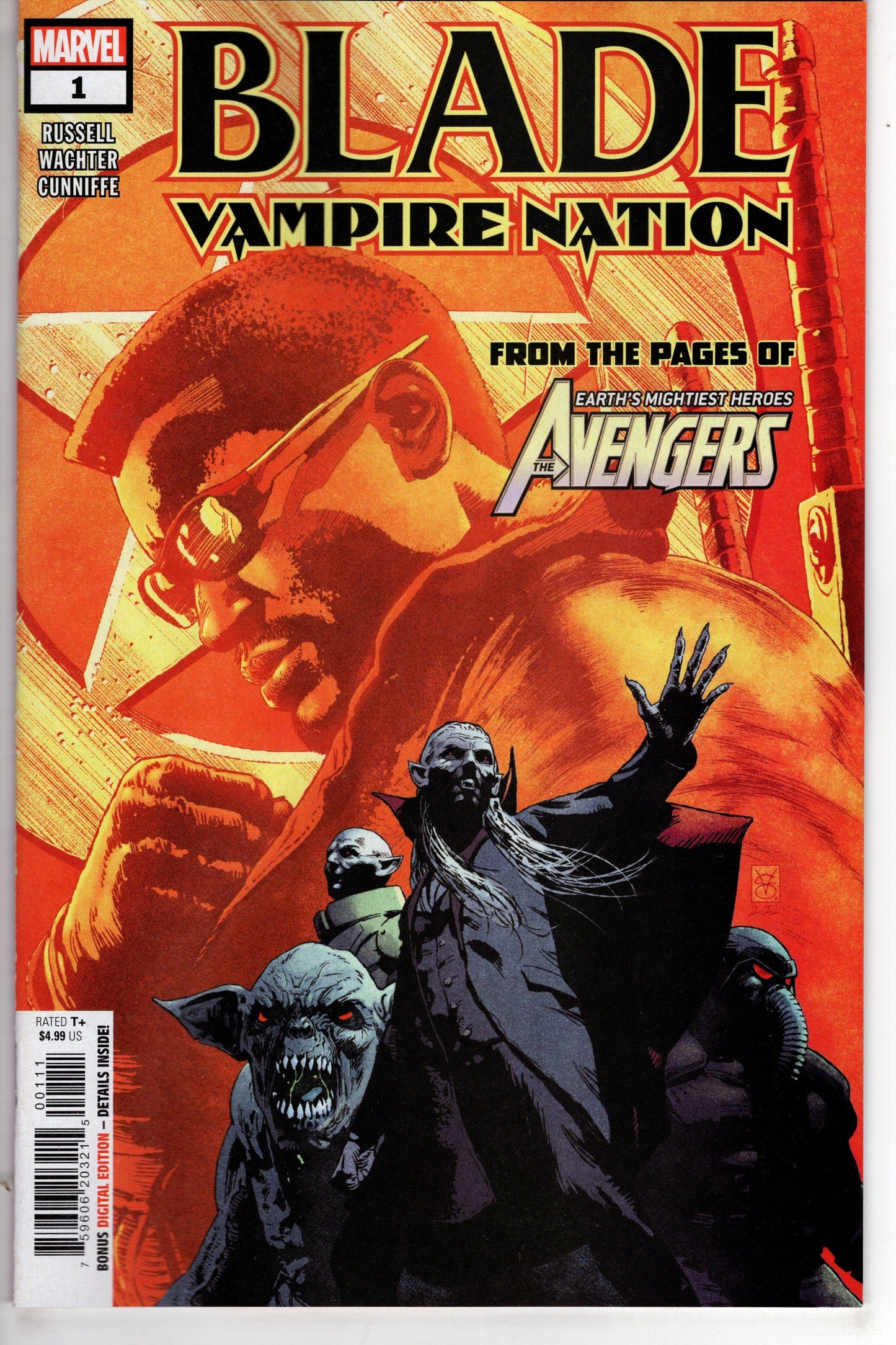 MARVEL PRH COMIC BOOK BLADE VAMPIRE NATION #1