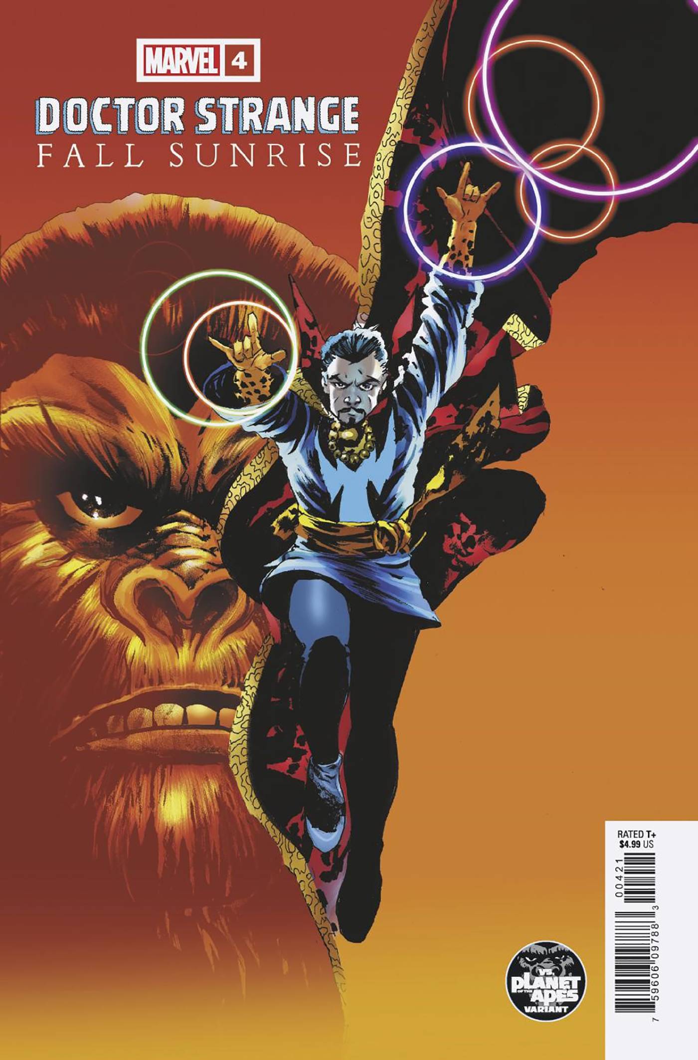 MARVEL PRH COMIC BOOK DOCTOR STRANGE FALL SUNRISE #4 (OF 4) PLANET OF APES VAR