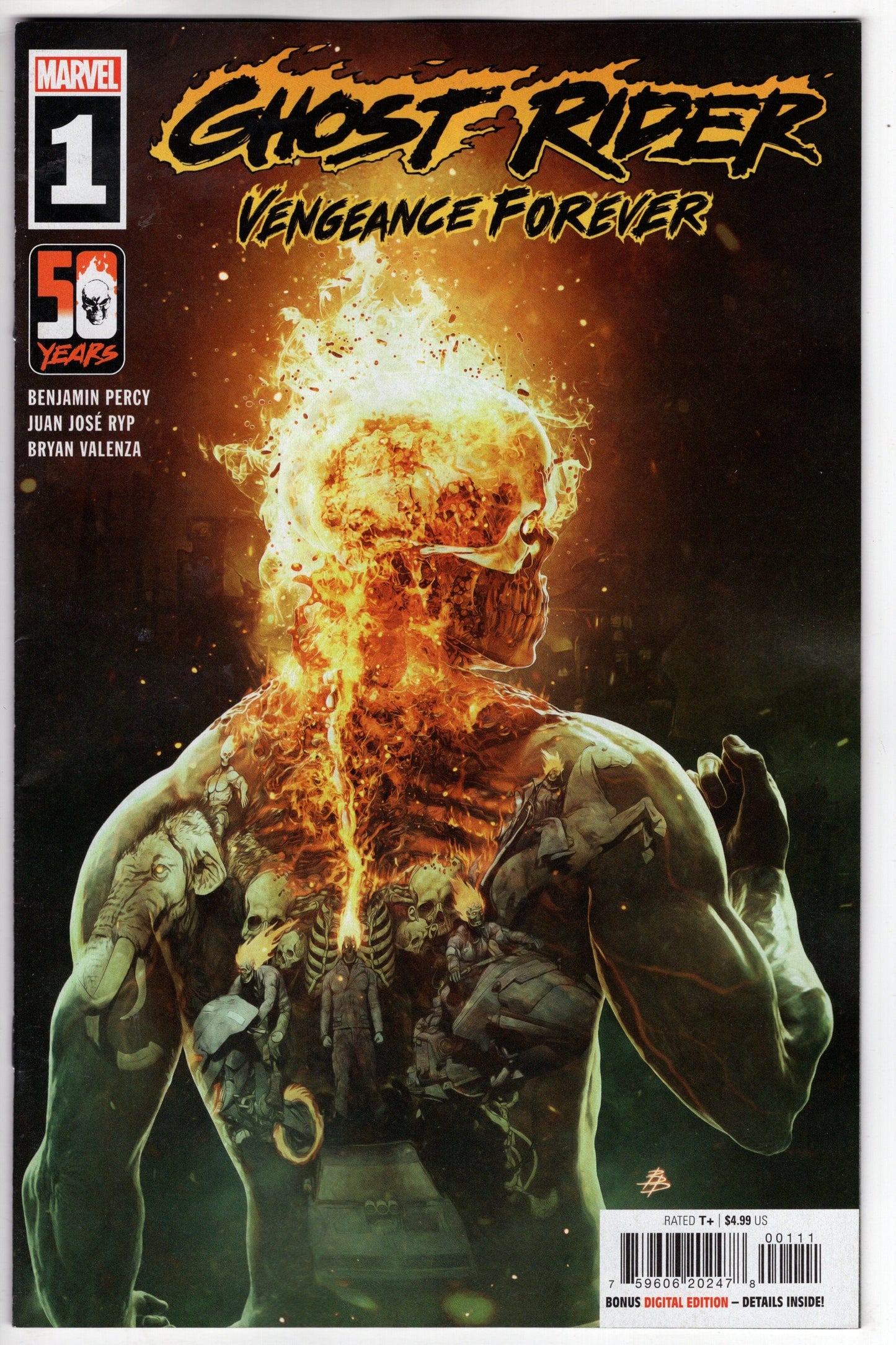 MARVEL PRH COMIC BOOK GHOST RIDER VENGEANCE FOREVER #1