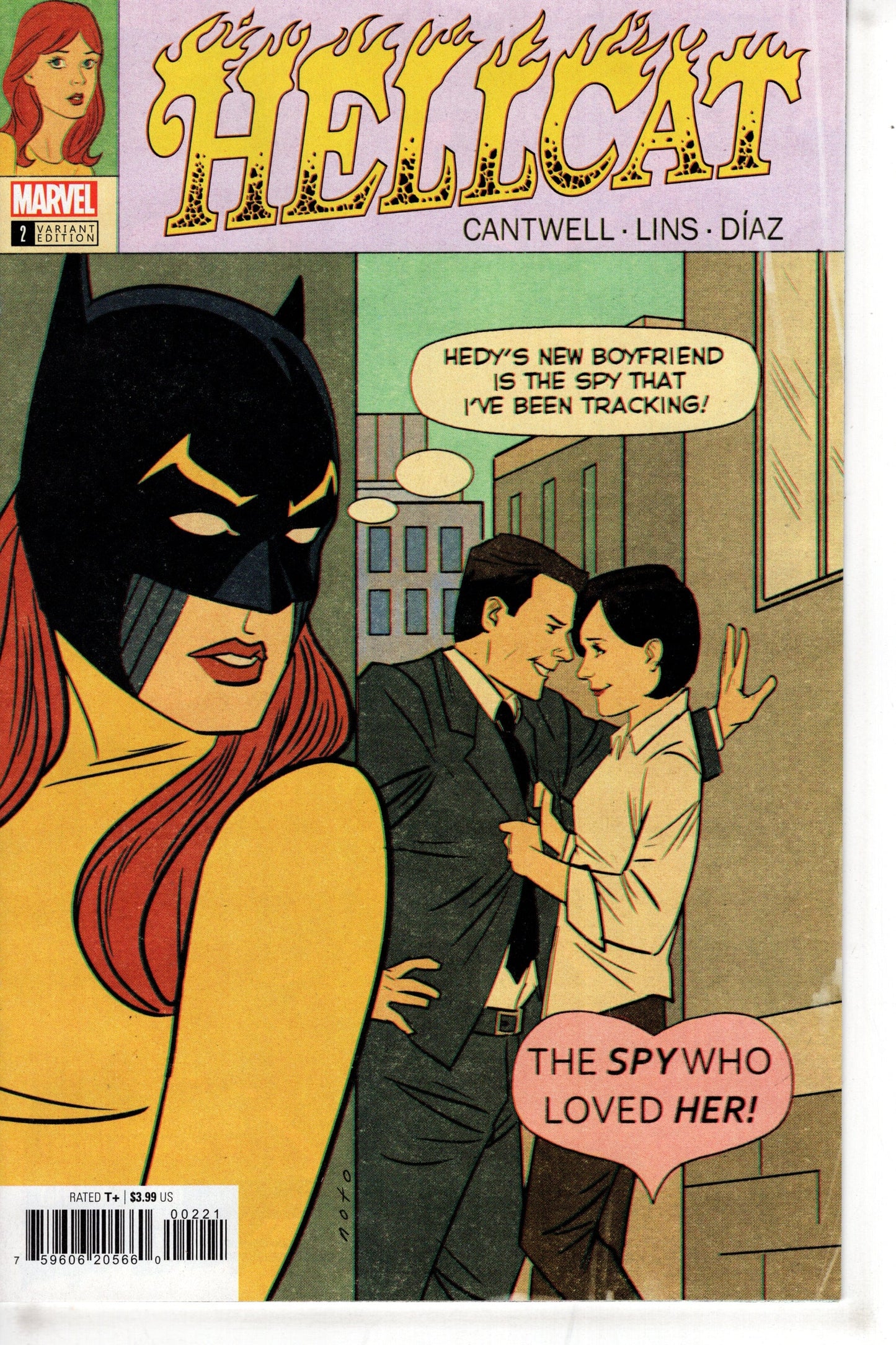 MARVEL PRH COMIC BOOK HELLCAT #2 (OF 5) NOTO VAR