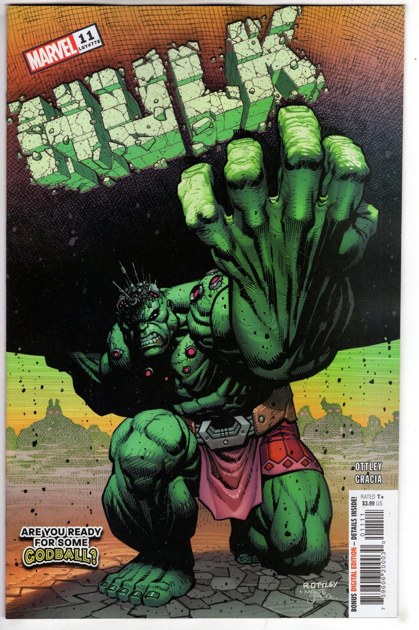 MARVEL PRH COMIC BOOK HULK #11