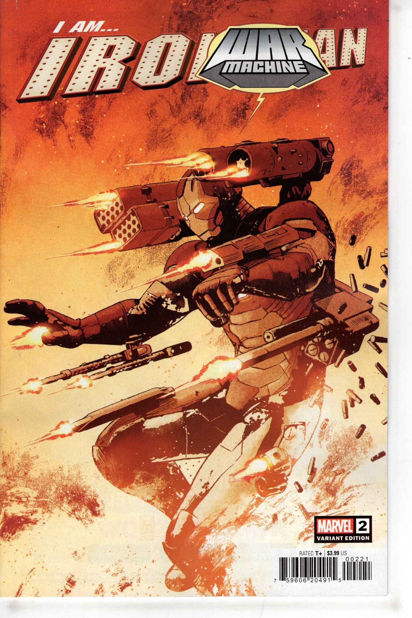 MARVEL PRH COMIC BOOK I AM IRON MAN #2 WAR MACHINE GIANGIORDANO VAR