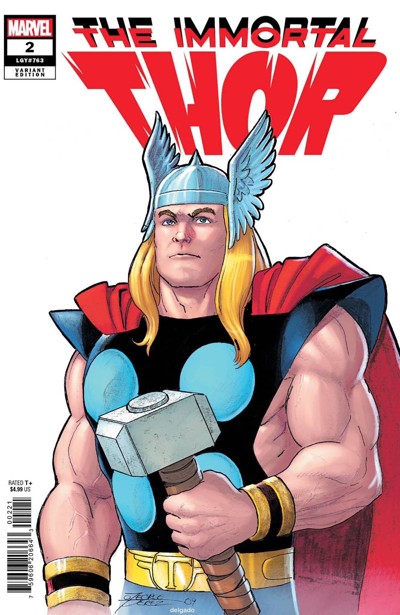 MARVEL PRH COMIC BOOK IMMORTAL THOR #2 GEORGE PEREZ VAR