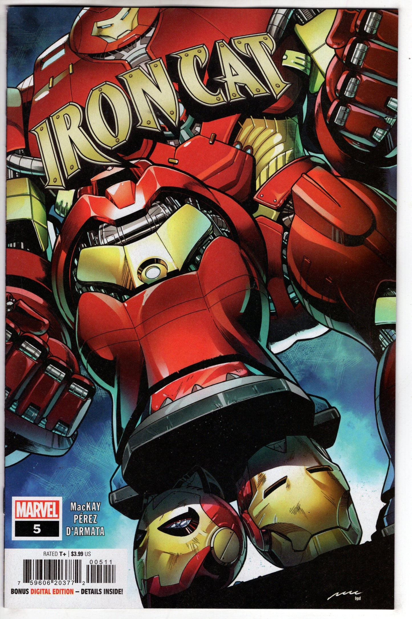 MARVEL PRH COMIC BOOK IRON CAT #5 (OF 5)