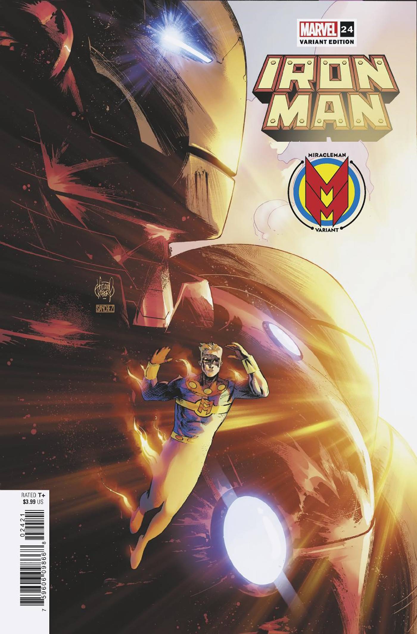 MARVEL PRH COMIC BOOK IRON MAN #24 KUBERT MIRACLEMAN VARIANT
