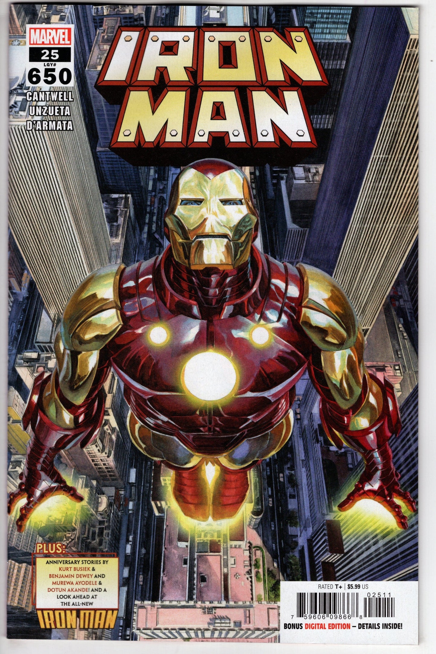 MARVEL PRH COMIC BOOK IRON MAN #25