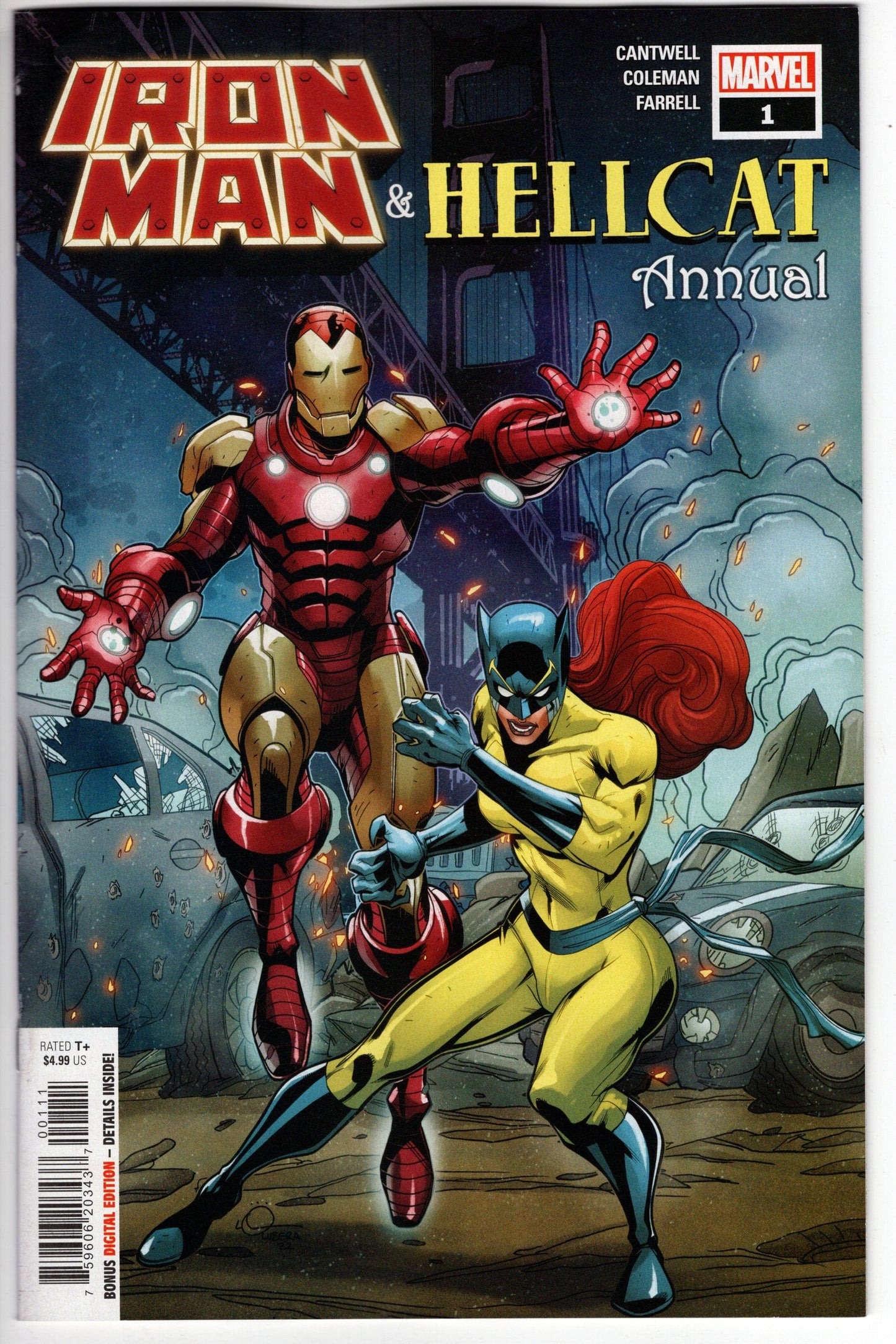 MARVEL PRH COMIC BOOK IRON MAN HELLCAT ANNUAL #1