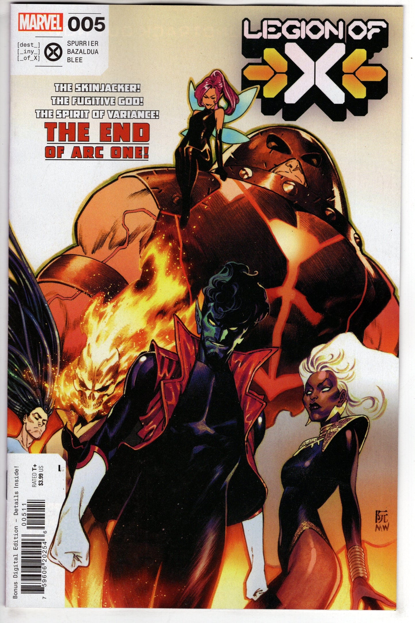 MARVEL PRH COMIC BOOK LEGION OF X #5 (RES)