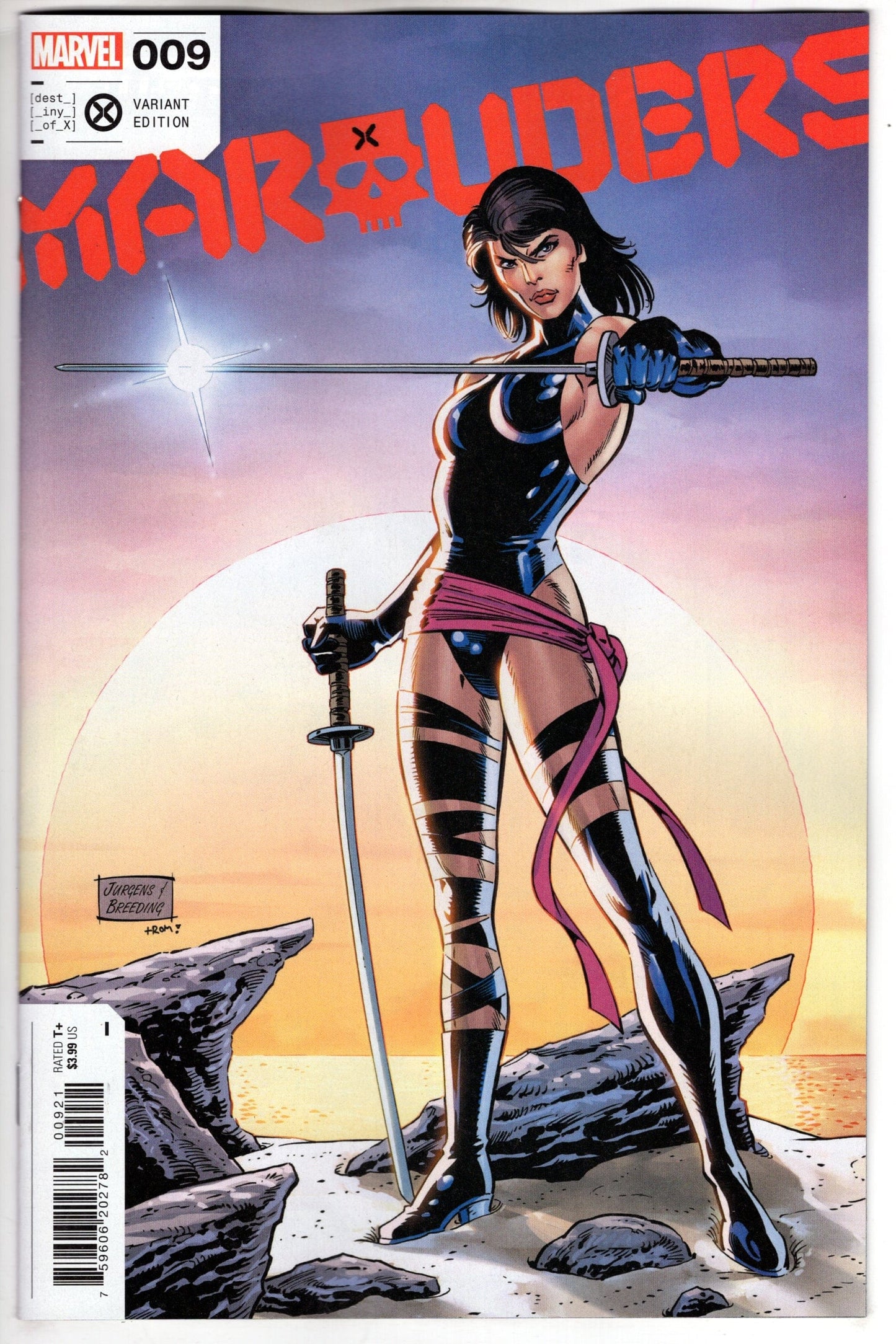 MARVEL PRH COMIC BOOK MARAUDERS #9 JURGENS VARIANT