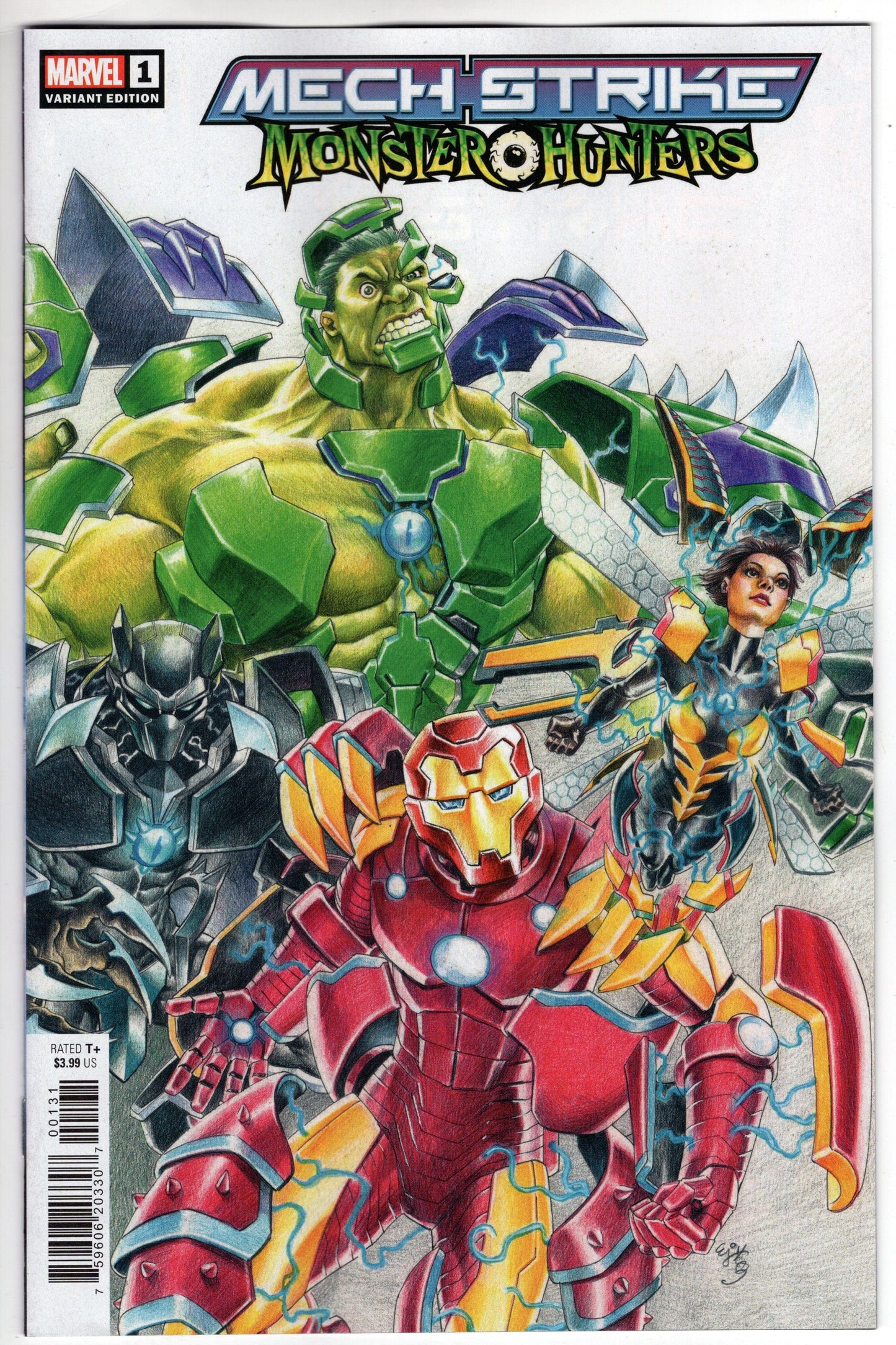 MARVEL PRH COMIC BOOK MECH STRIKE MONSTER HUNTERS #1 (OF 5) EJ SU VARIANT