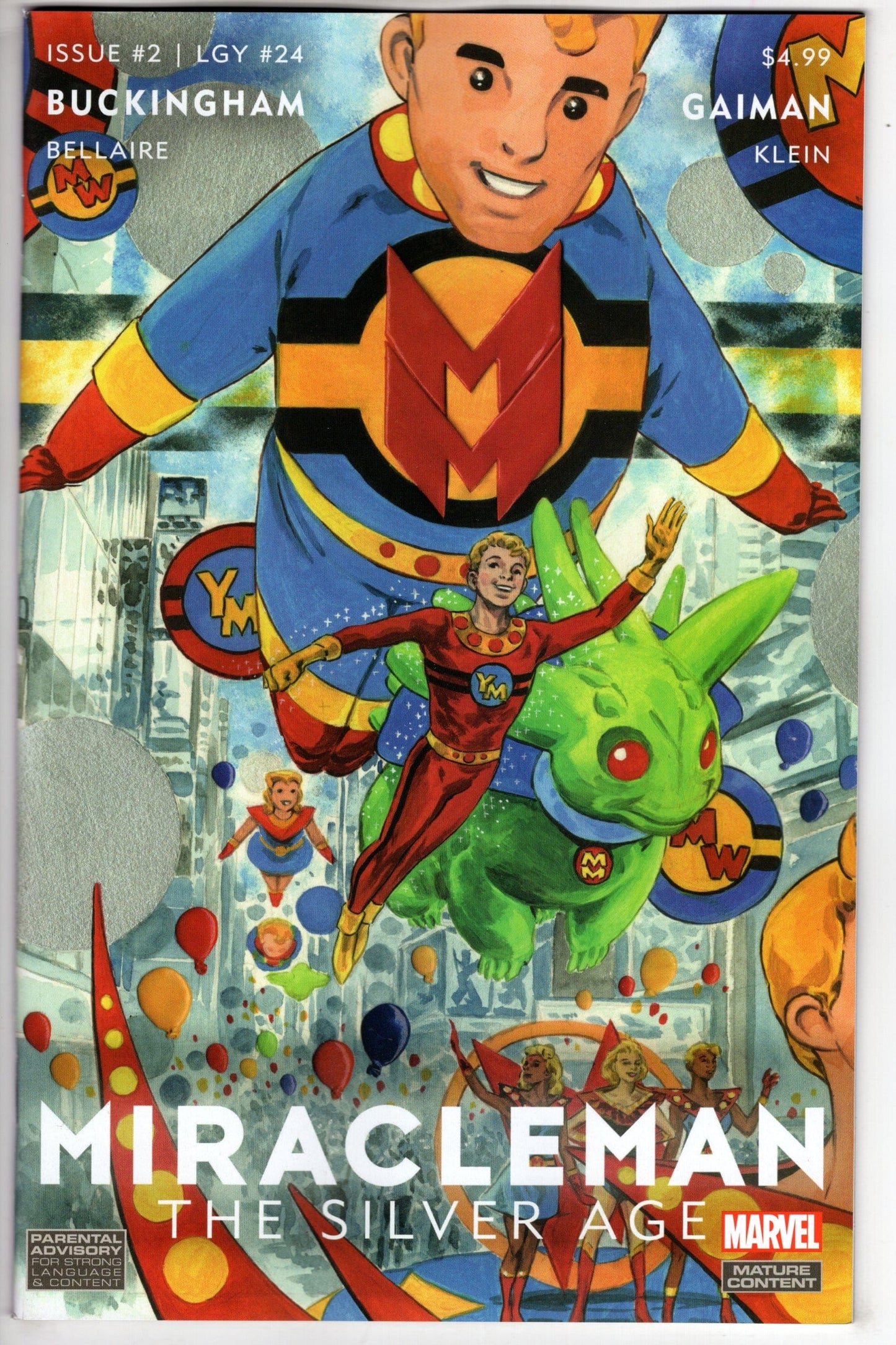 MARVEL PRH COMIC BOOK MIRACLEMAN SILVER AGE #2