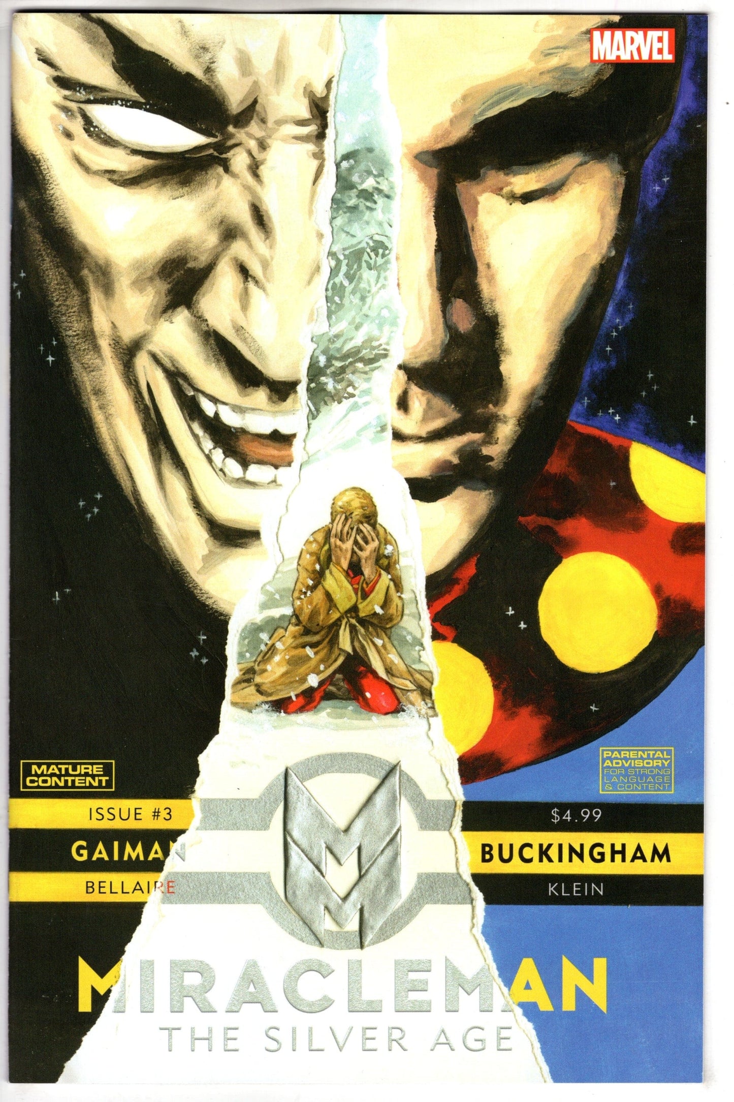 MARVEL PRH COMIC BOOK MIRACLEMAN SILVER AGE #3
