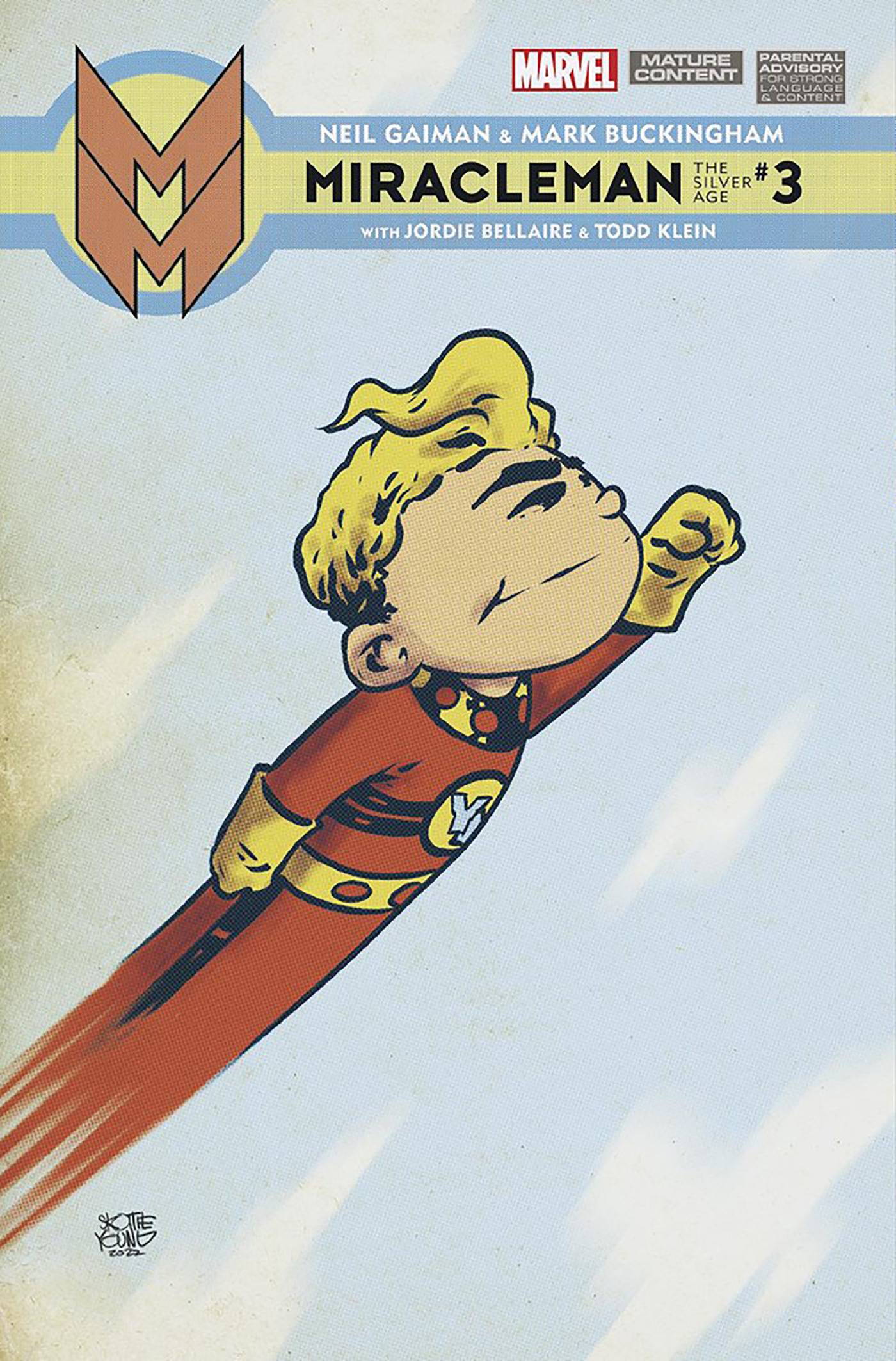 MARVEL PRH COMIC BOOK MIRACLEMAN SILVER AGE #3 YOUNG VAR