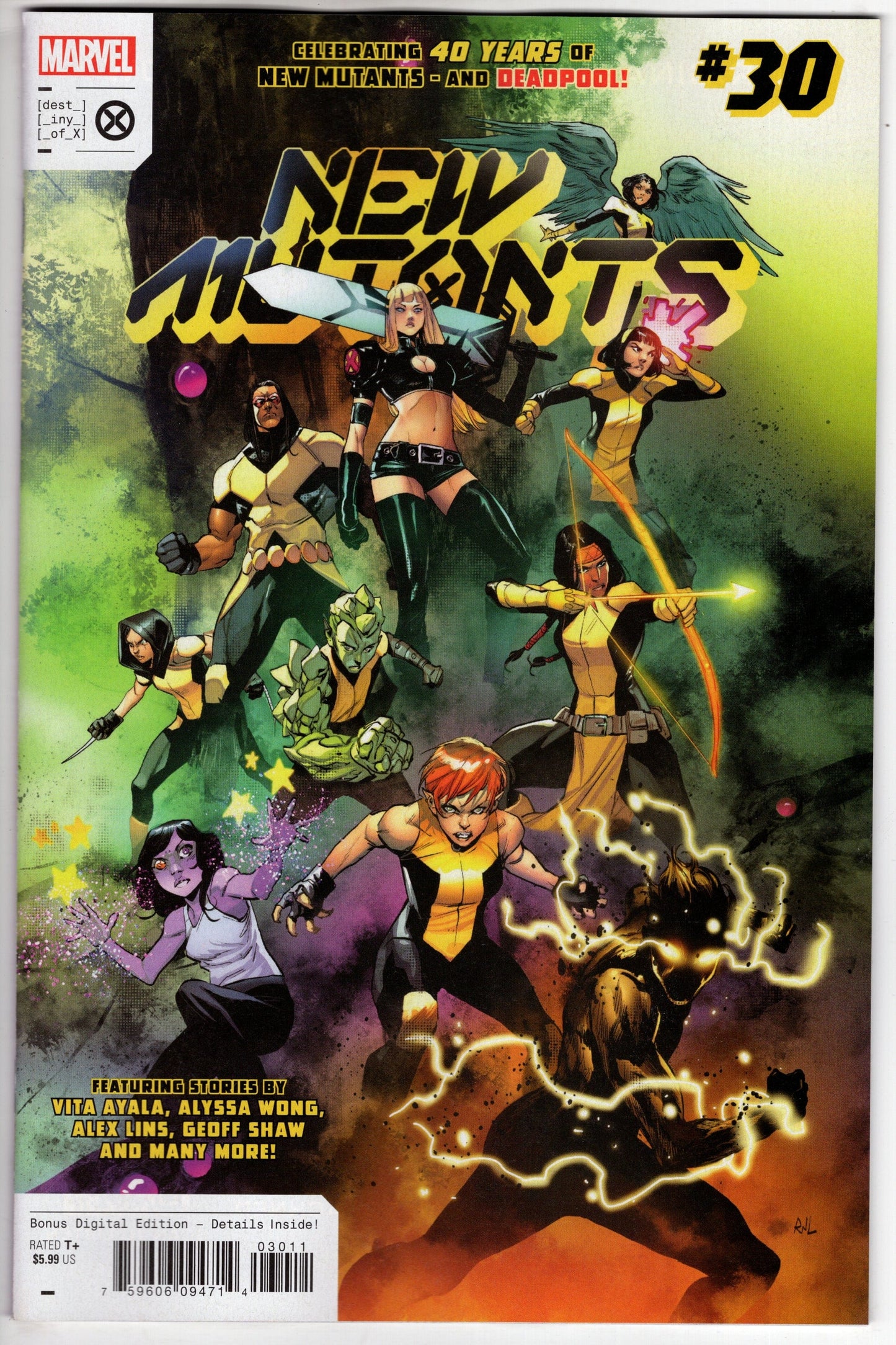 MARVEL PRH COMIC BOOK NEW MUTANTS #30