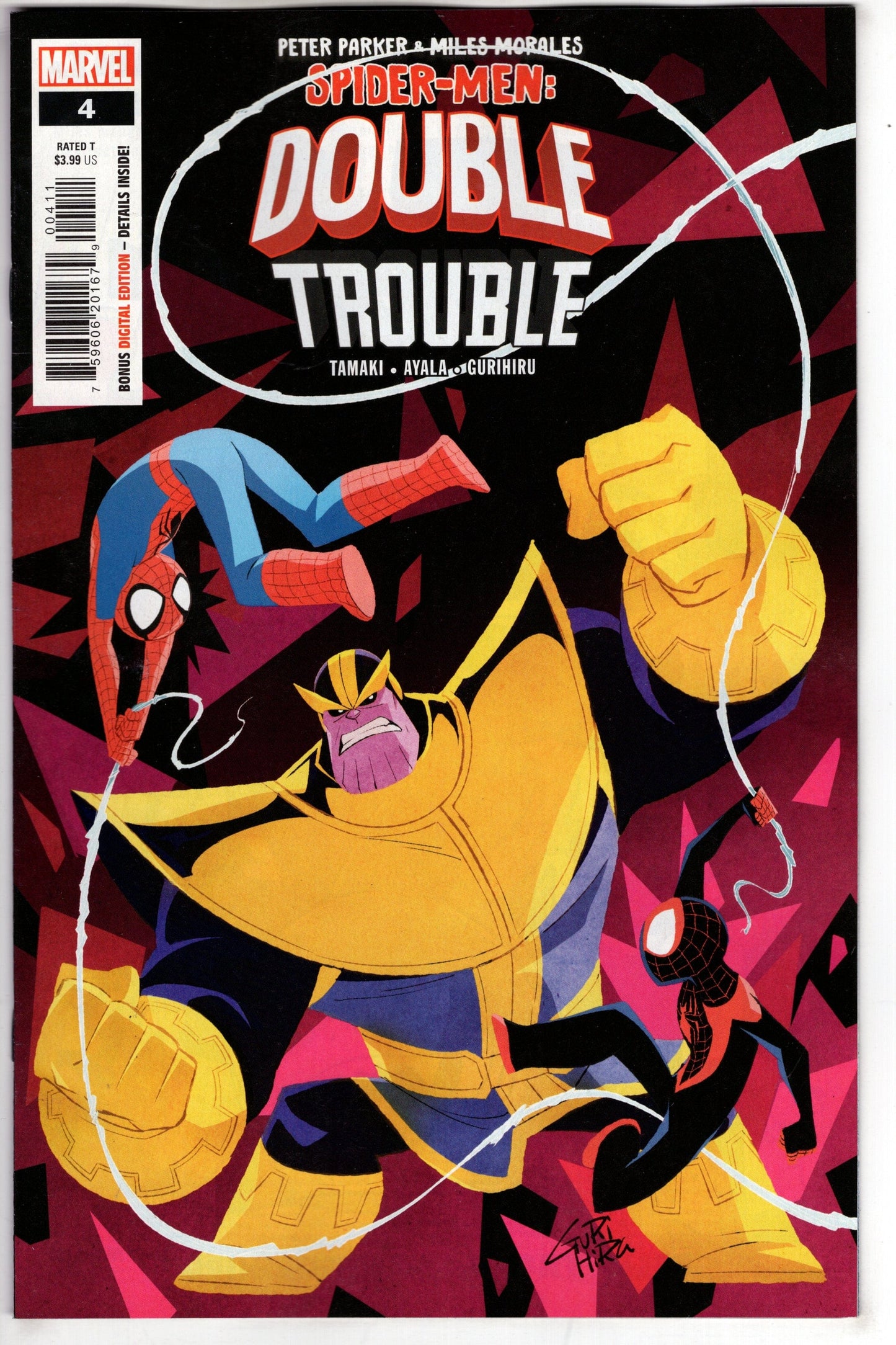 MARVEL PRH COMIC BOOK PARKER MILES SPIDER-MAN DOUBLE TROUBLE #4 (OF 4)