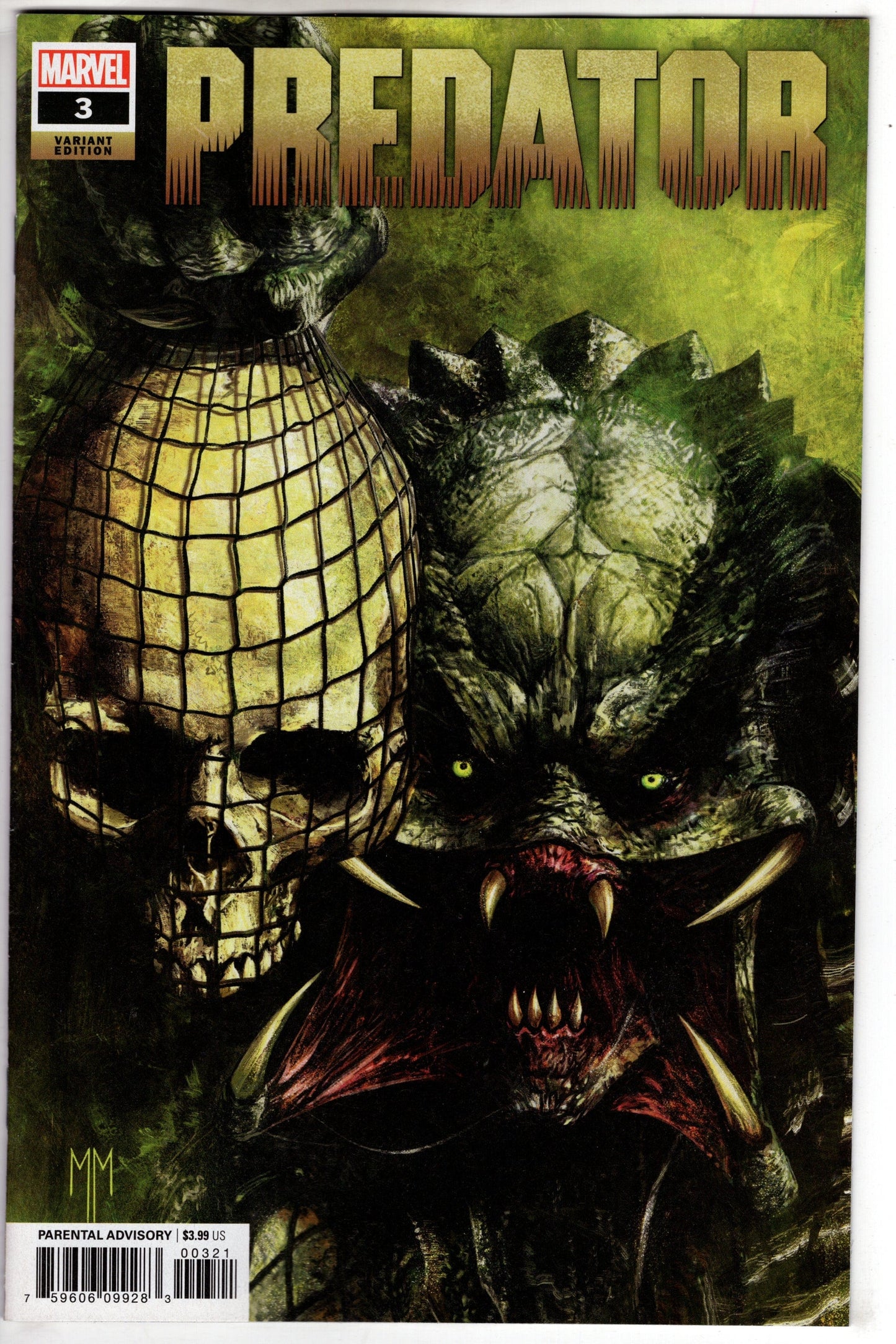 MARVEL PRH COMIC BOOK PREDATOR #3 VARIANT