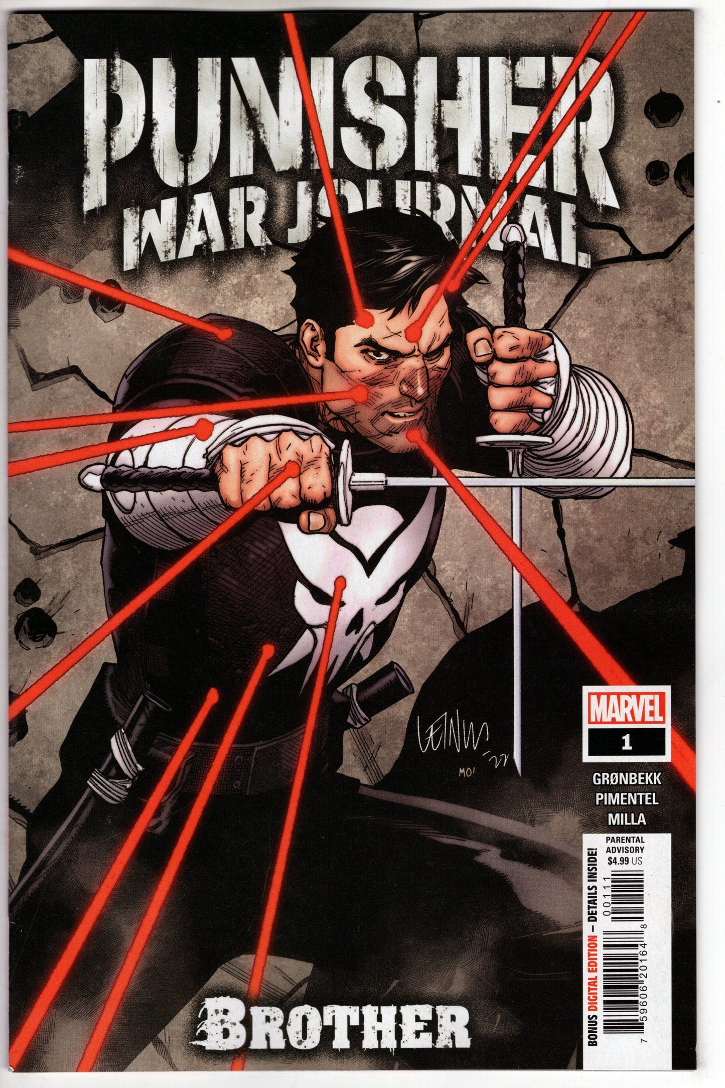 MARVEL PRH COMIC BOOK PUNISHER WAR JOURNAL BROTHER #1
