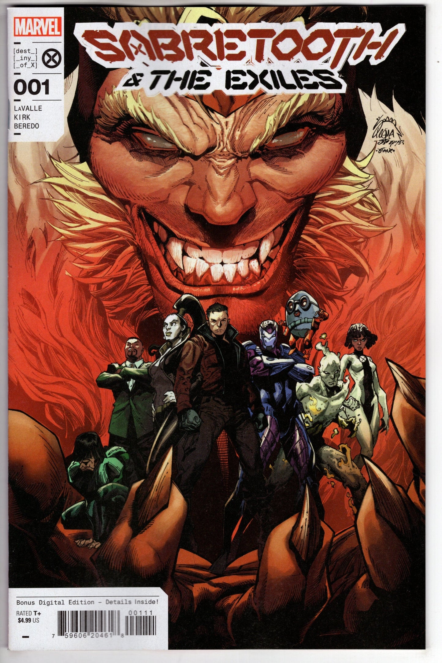 MARVEL PRH COMIC BOOK Sabretooth And Exiles #1 (Of 5)