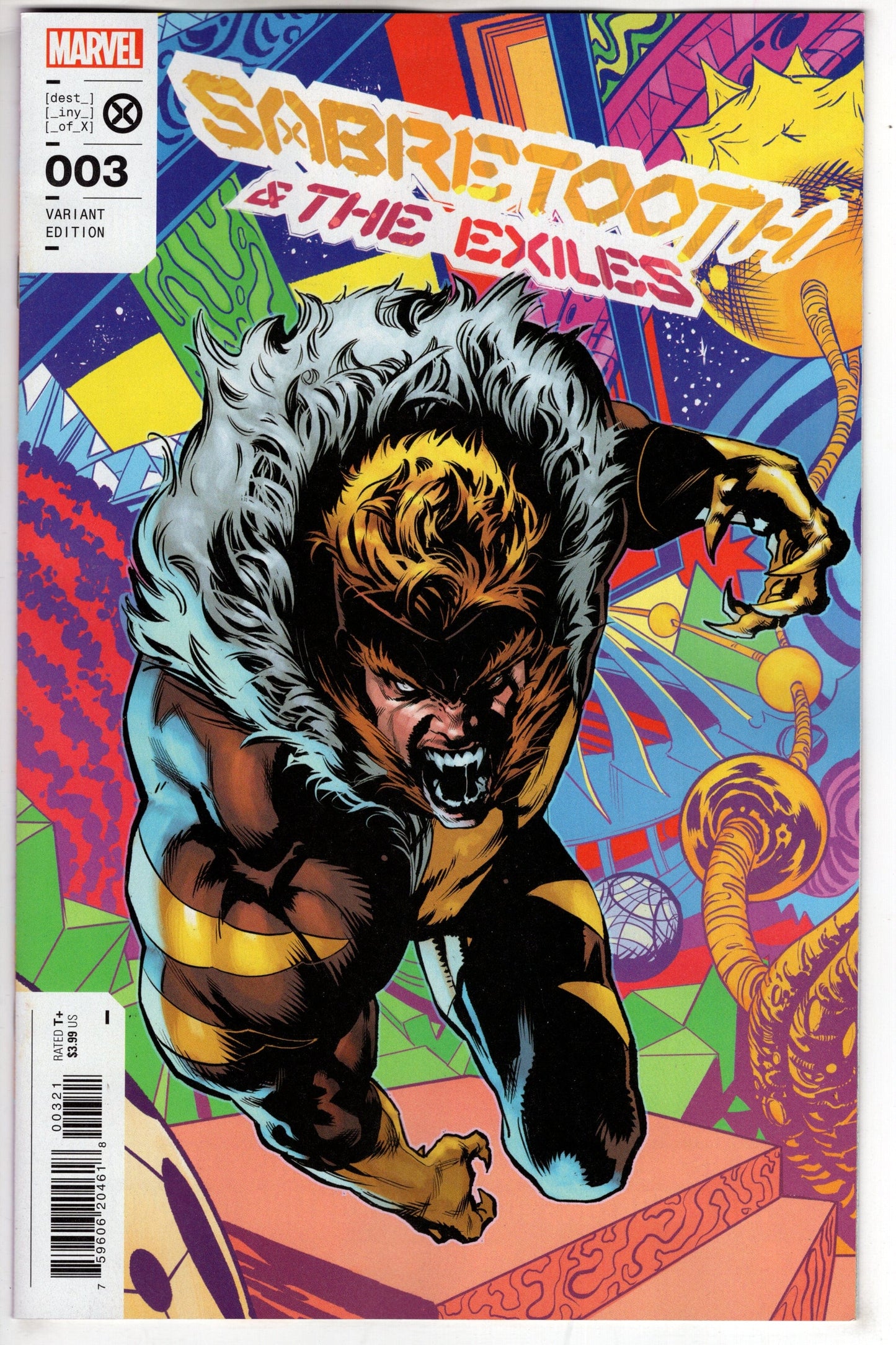 MARVEL PRH COMIC BOOK SABRETOOTH AND EXILES #3 (OF 5) SHAW VAR
