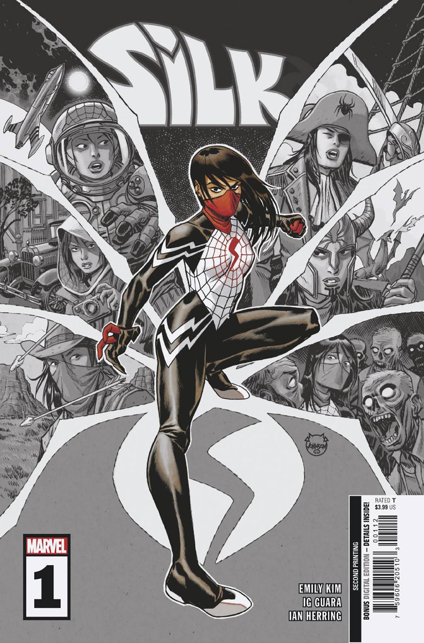 MARVEL PRH COMIC BOOK SILK #1 (OF 5) 2ND PTG DAVE JOHNSON VAR