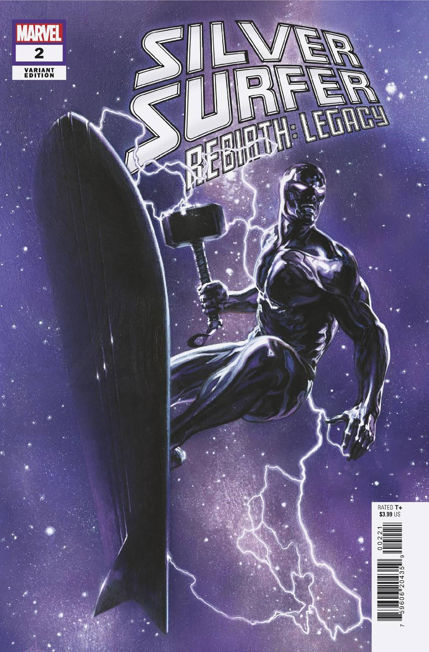 MARVEL PRH COMIC BOOK SILVER SURFER REBIRTH LEGACY #2 DELLOTTO VAR
