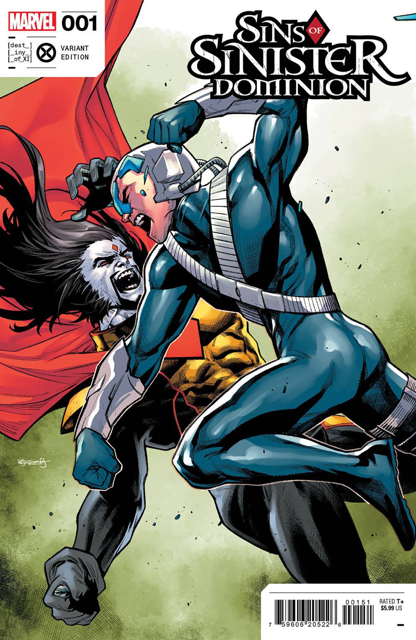 MARVEL PRH COMIC BOOK SINS OF SINISTER DOMINION #1 STEPHEN SEGOVIA VAR