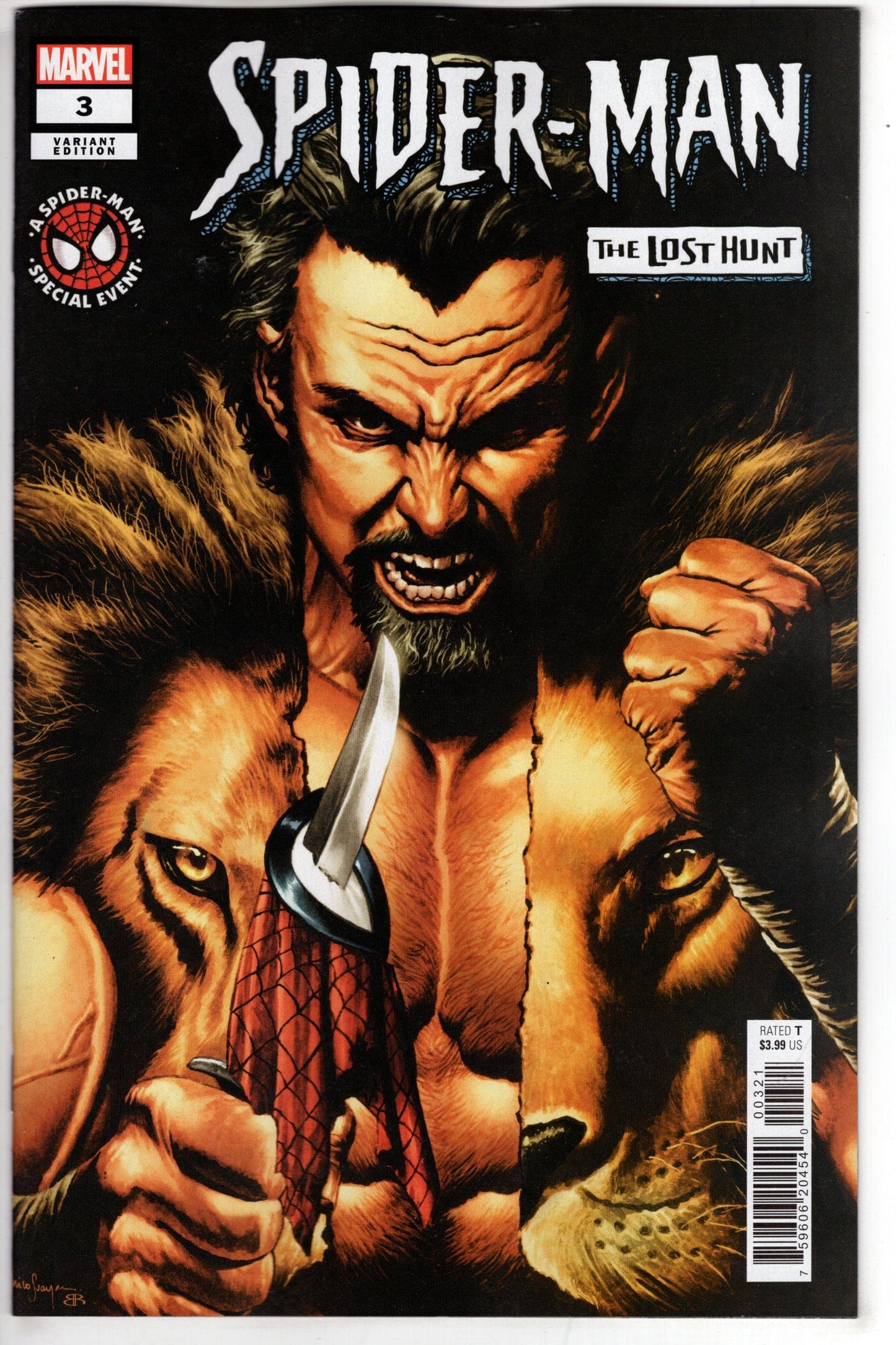 MARVEL PRH COMIC BOOK SPIDER-MAN LOST HUNT #3 (OF 5) SUAYAN Variant