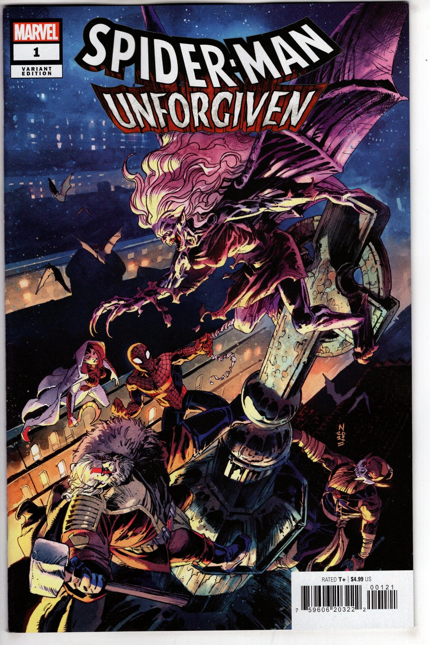 MARVEL PRH COMIC BOOK SPIDER-MAN UNFORGIVEN #1 KLEIN VAR