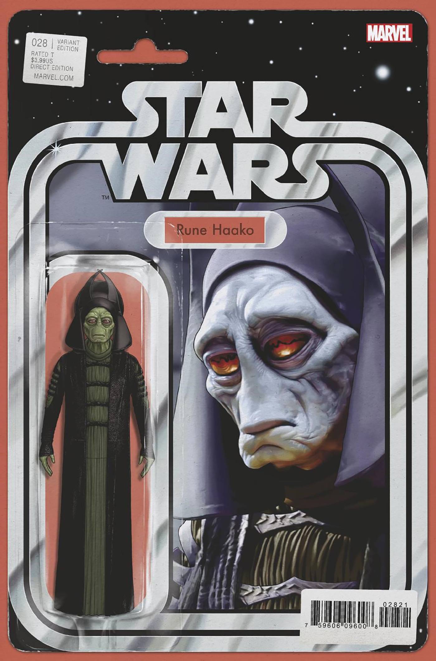 MARVEL PRH COMIC BOOK STAR WARS #28 CHRISTOPHER ACTION FIGURE VARIANT