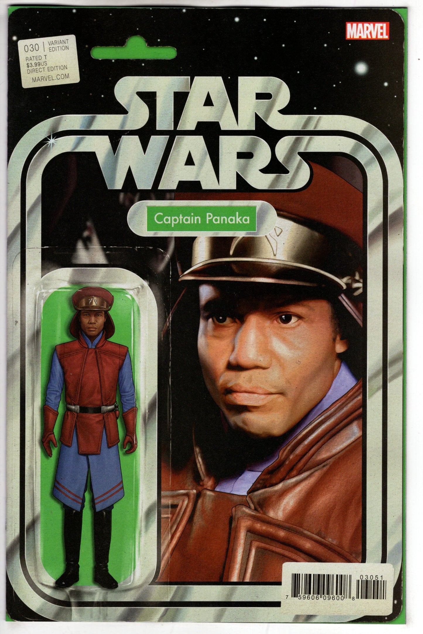MARVEL PRH COMIC BOOK STAR WARS #30 CHRISTOPHER ACTION FIGURE VARIANT