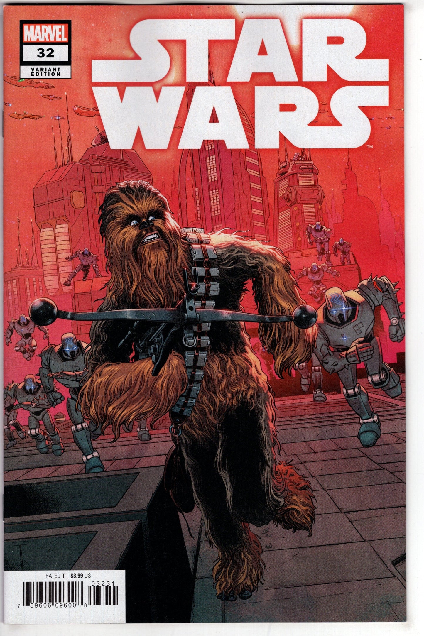 MARVEL PRH COMIC BOOK STAR WARS #32 25 COPY INCV ROSS VAR