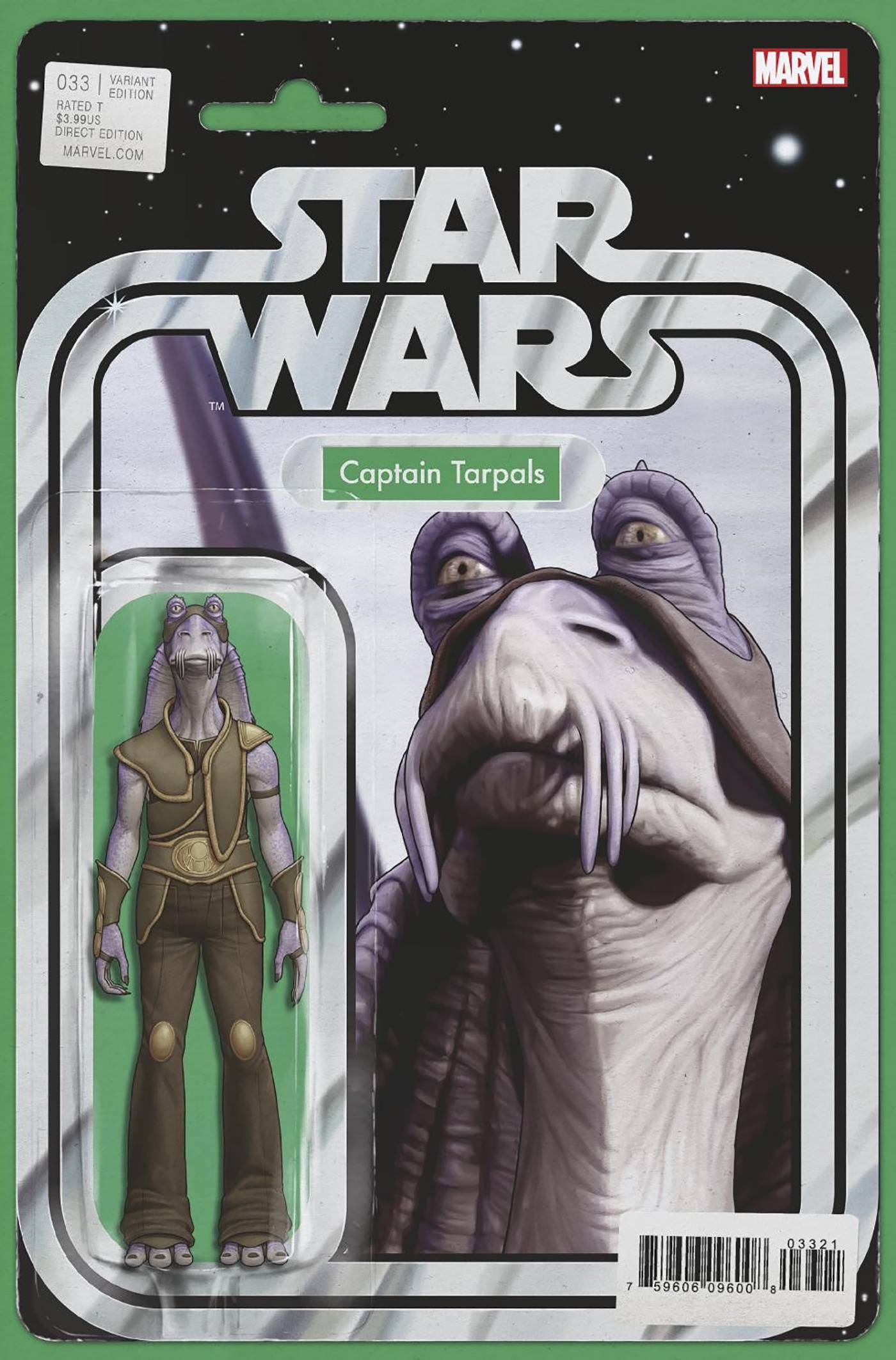 MARVEL PRH COMIC BOOK STAR WARS #33 CHRISTOPHER ACTION FIGURE VAR