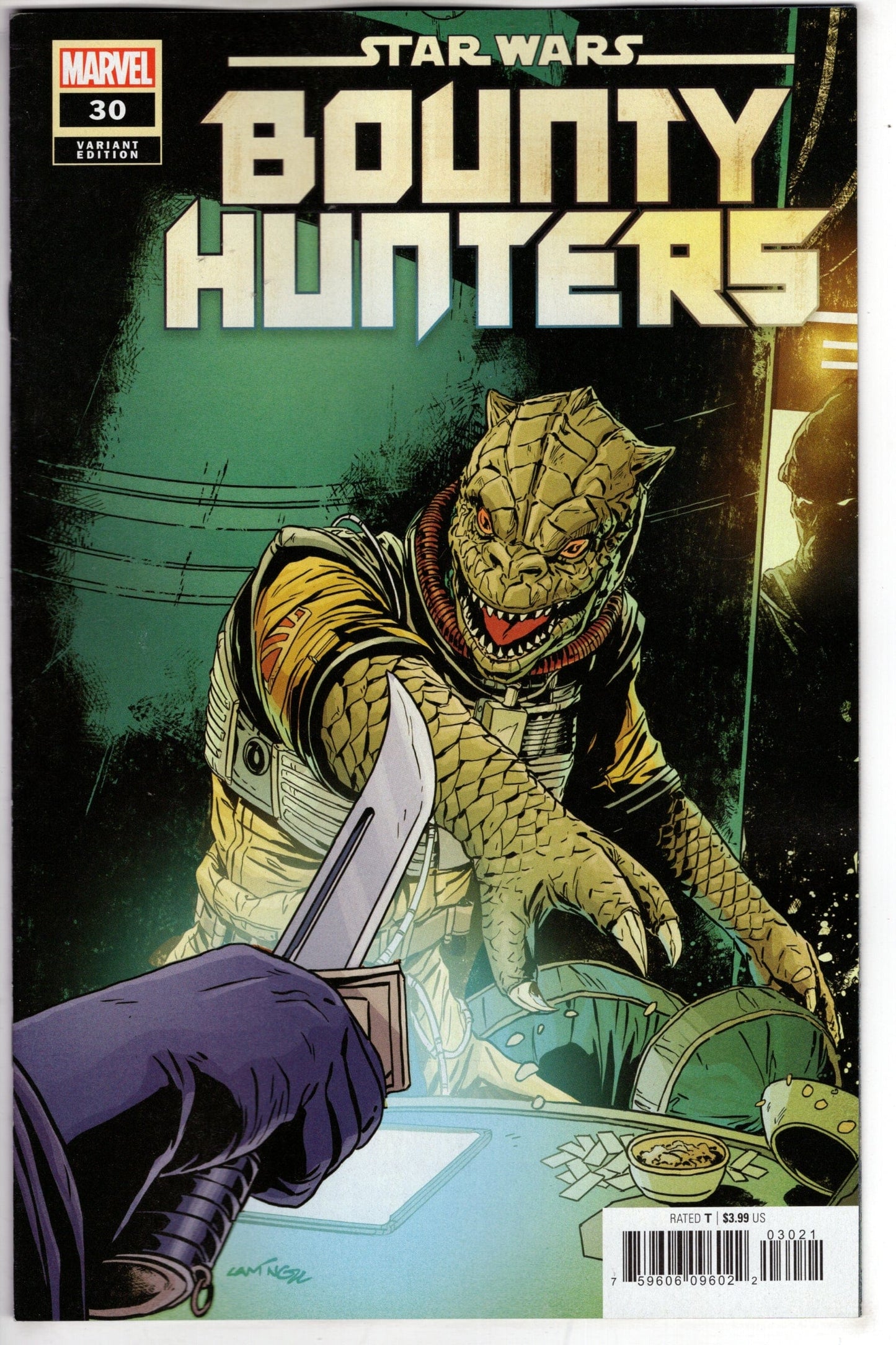 MARVEL PRH COMIC BOOK STAR WARS BOUNTY HUNTERS #30 LAMING Variant
