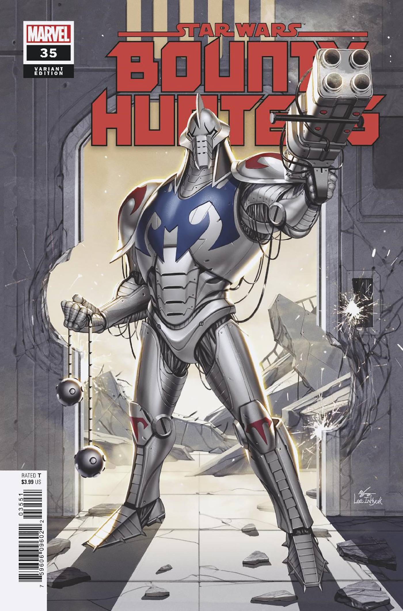 MARVEL PRH COMIC BOOK STAR WARS BOUNTY HUNTERS #35 INHYUK LEE DURGE VAR