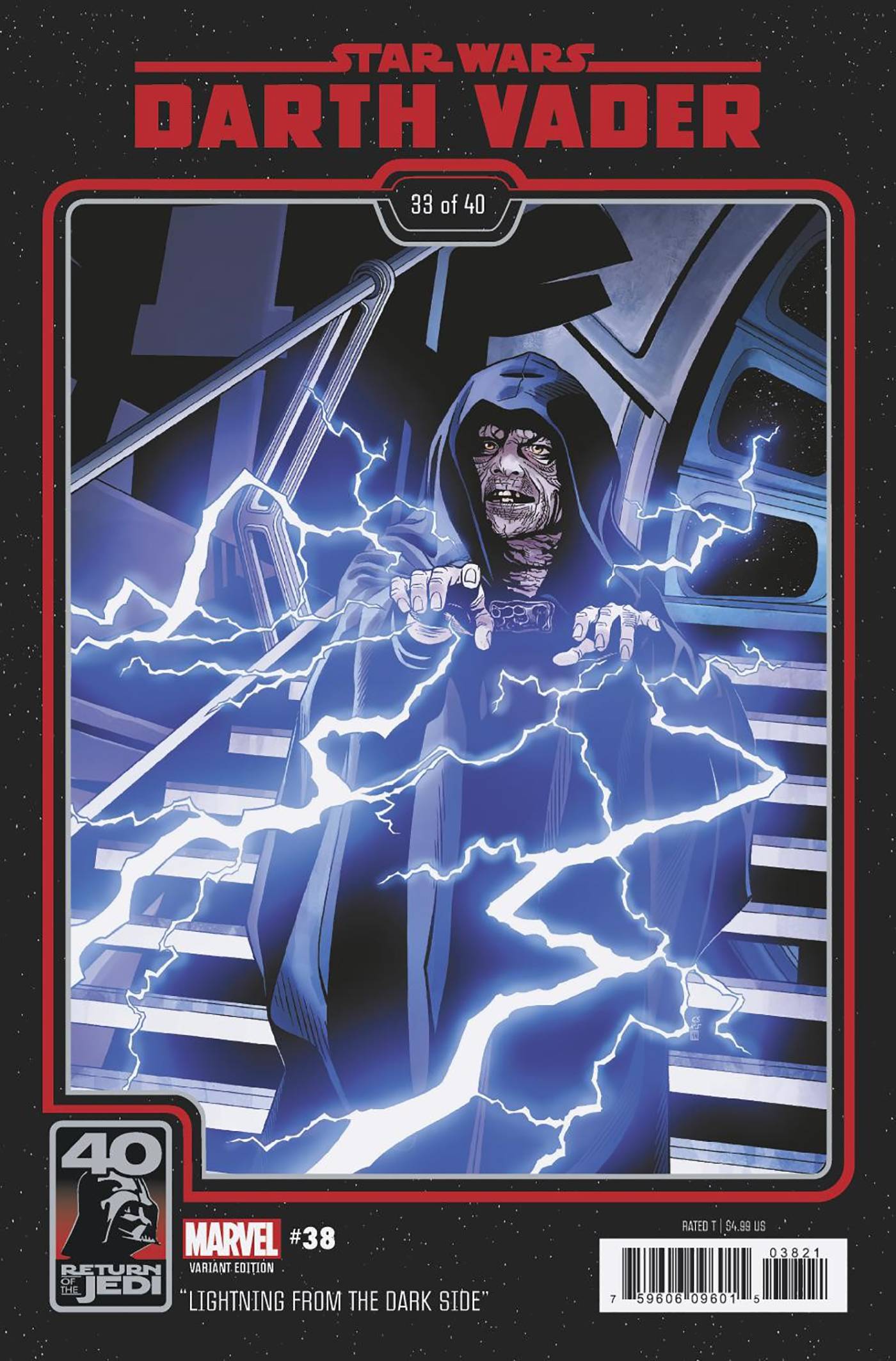 MARVEL PRH COMIC BOOK STAR WARS DARTH VADER #38 RETURN OF JEDI 40TH ANNIV VAR